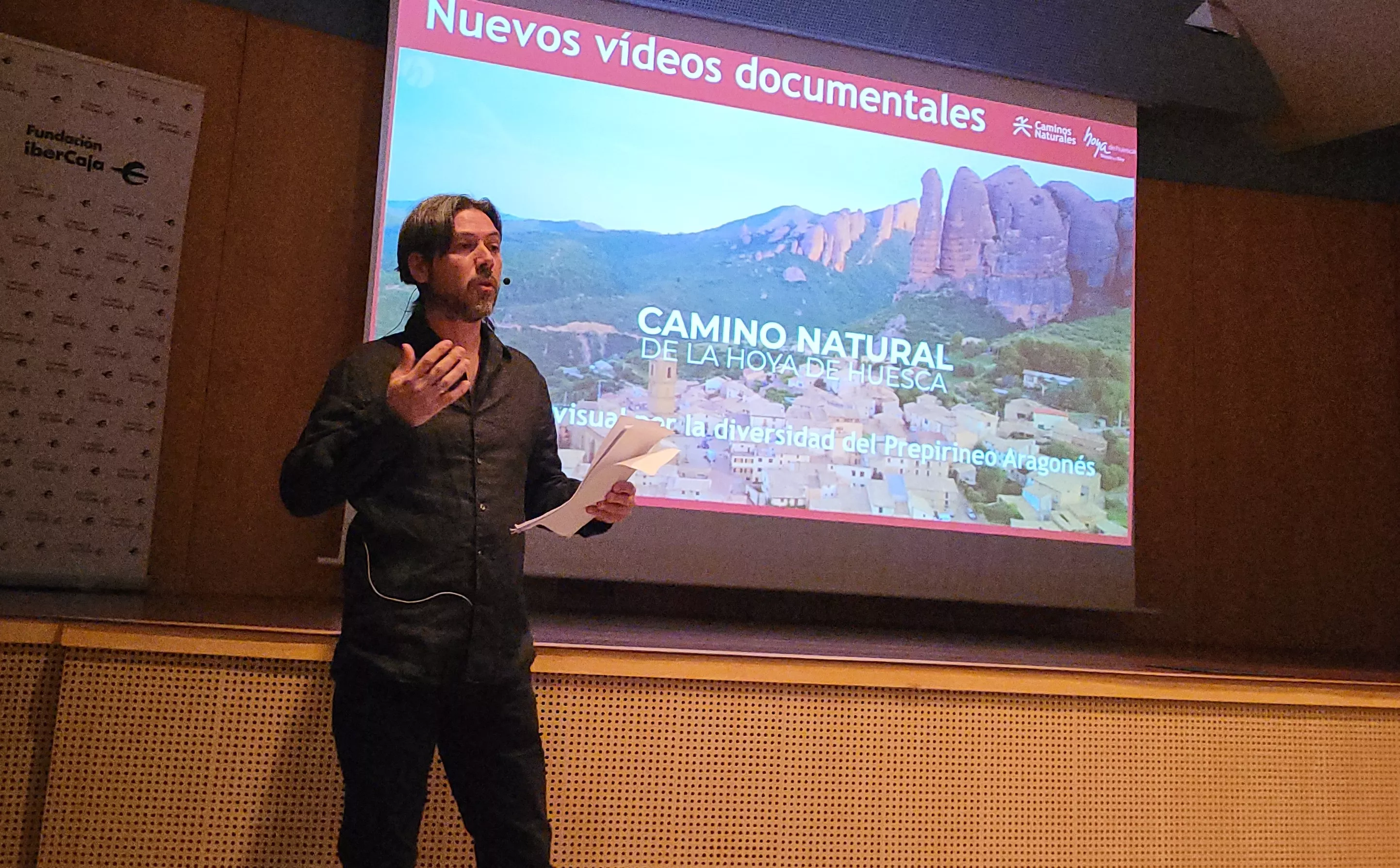 Adrián Navarro, guía de montaña que muestra todos los secretos del camino. Foto: Mercedes Manterola