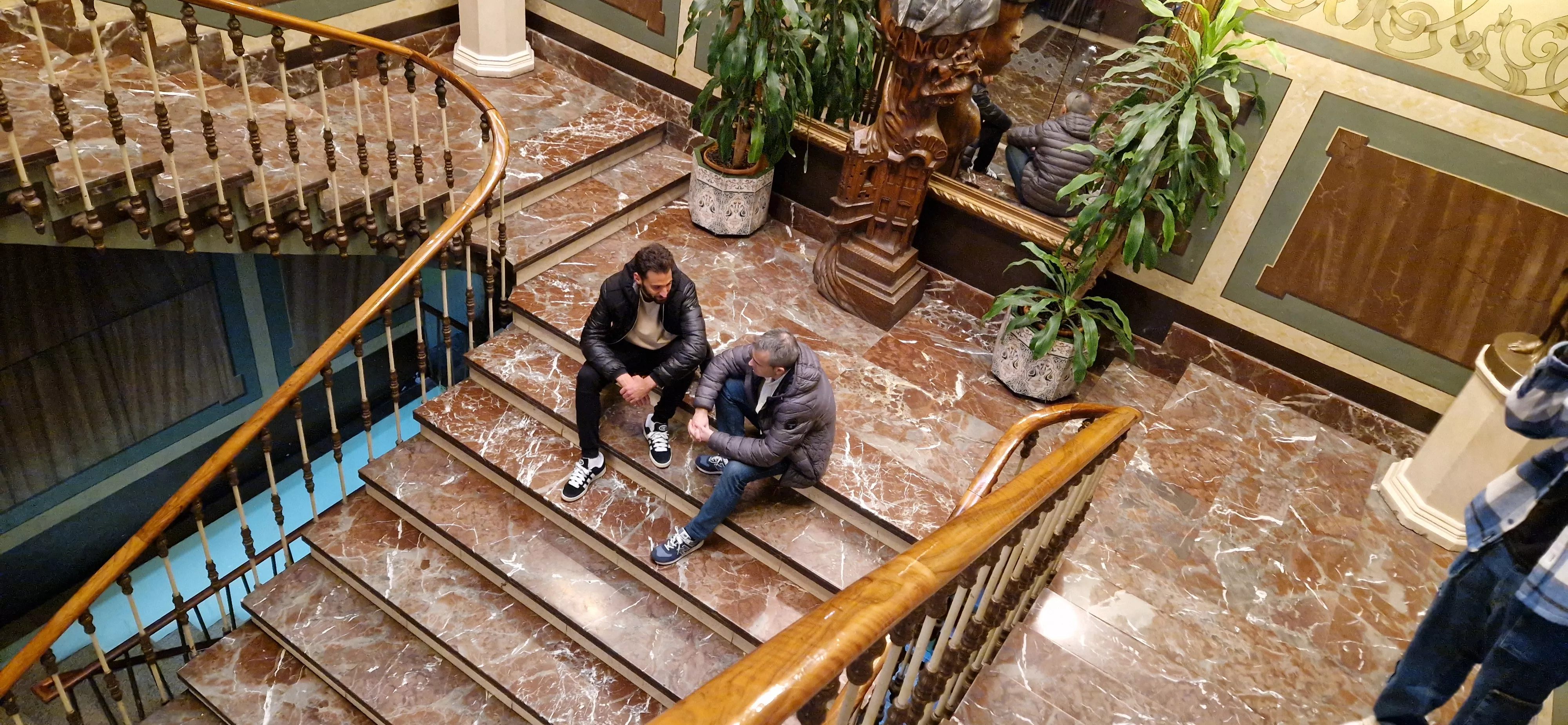 Campaña ¡Huesca, sí se puede! con Obeng y Martos. Foto Myriam Martínez