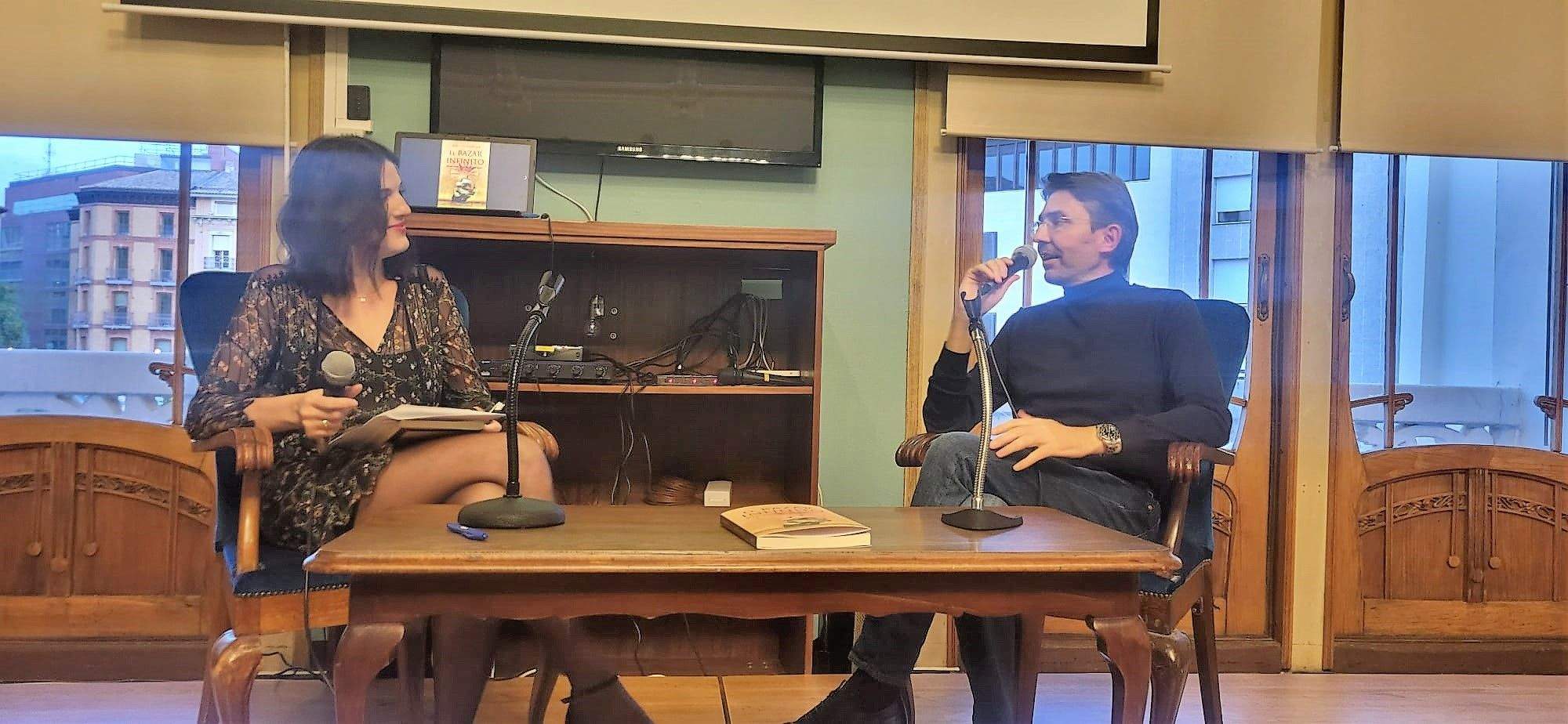 Inma Cambra y Alberto Cebrián, en la presentación. Foto Myriam Martínez