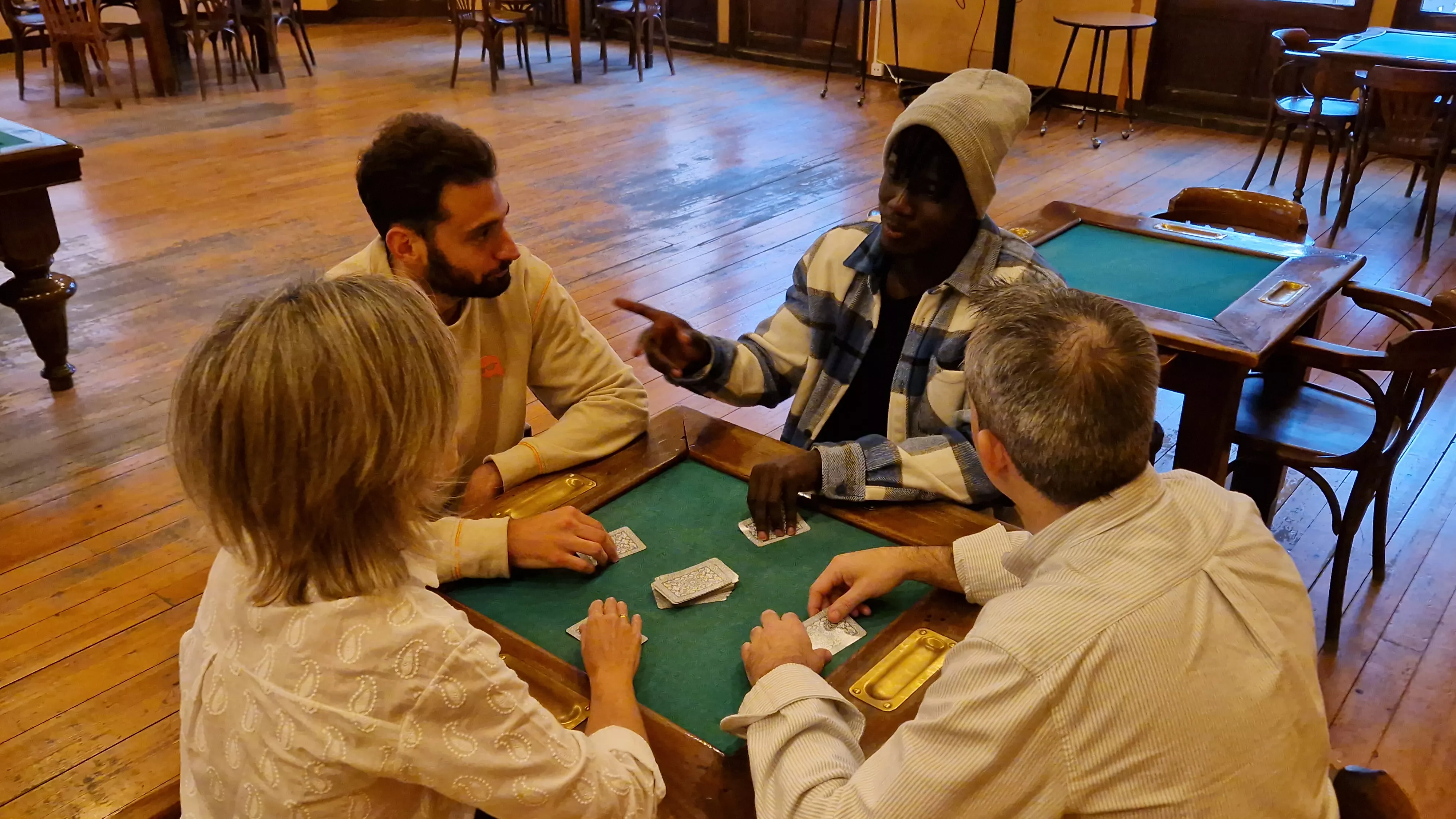 Campaña ¡Huesca, sí se puede! con Obeng y Martos. Foto Myriam Martínez