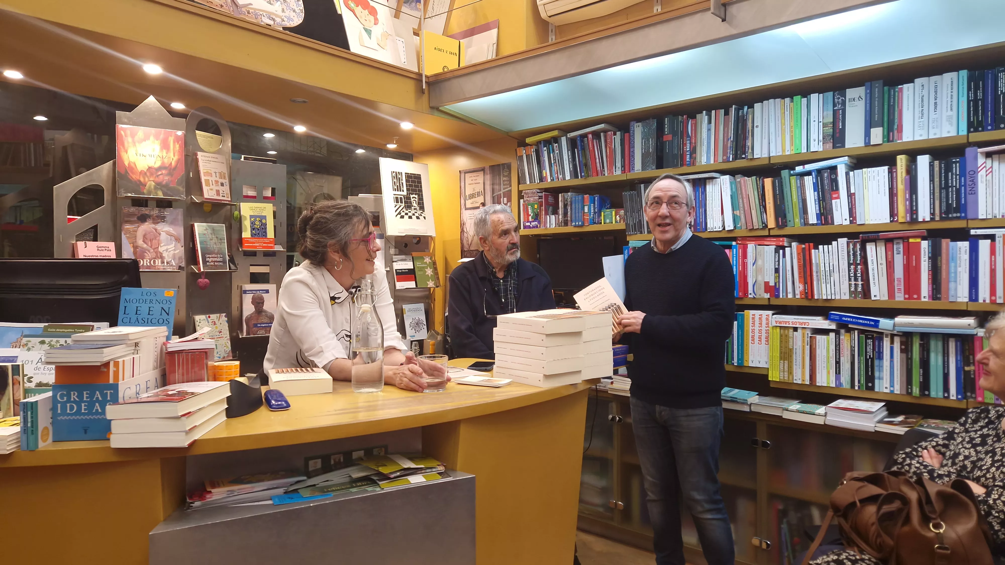 Presentación de "Torturados, enloquecidos y fusilados" de  Clemente Alonso Crespo. Foto Myriam Martínez