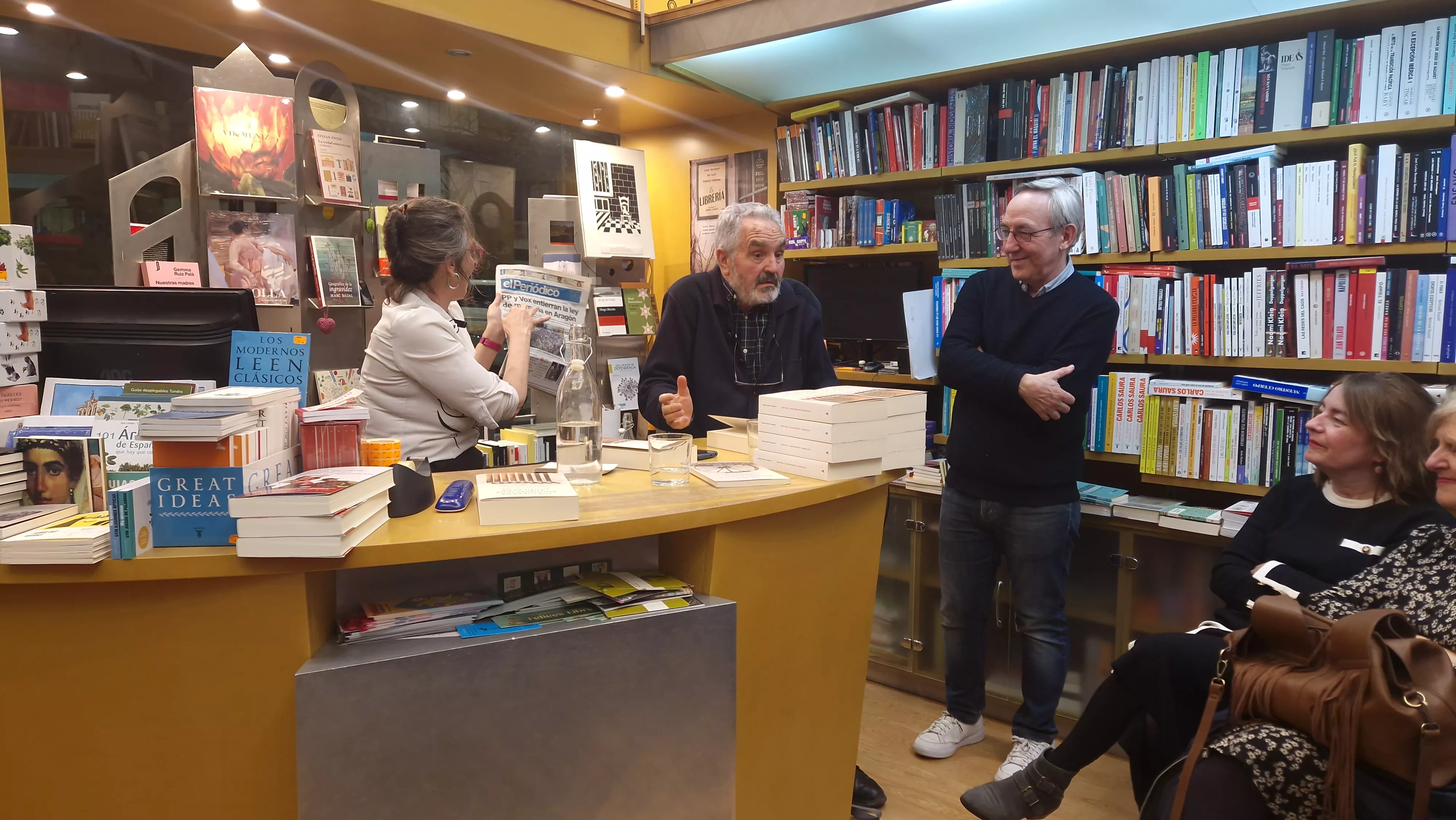 Presentación de "Torturados, enloquecidos y fusilados" de  Clemente Alonso Crespo. Foto Myriam Martínez