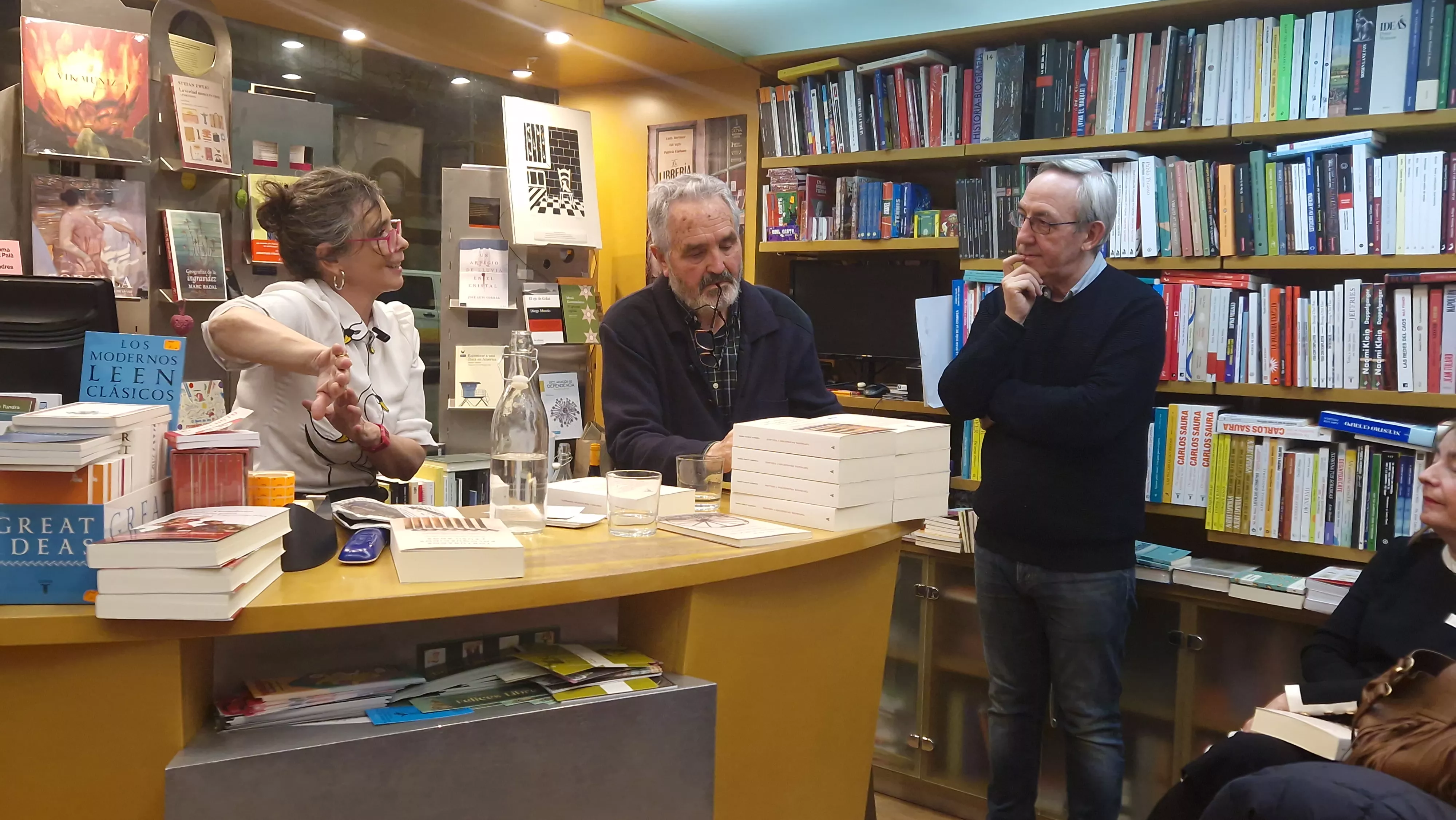 Presentación de "Torturados, enloquecidos y fusilados" de  Clemente Alonso Crespo. Foto Myriam Martínez