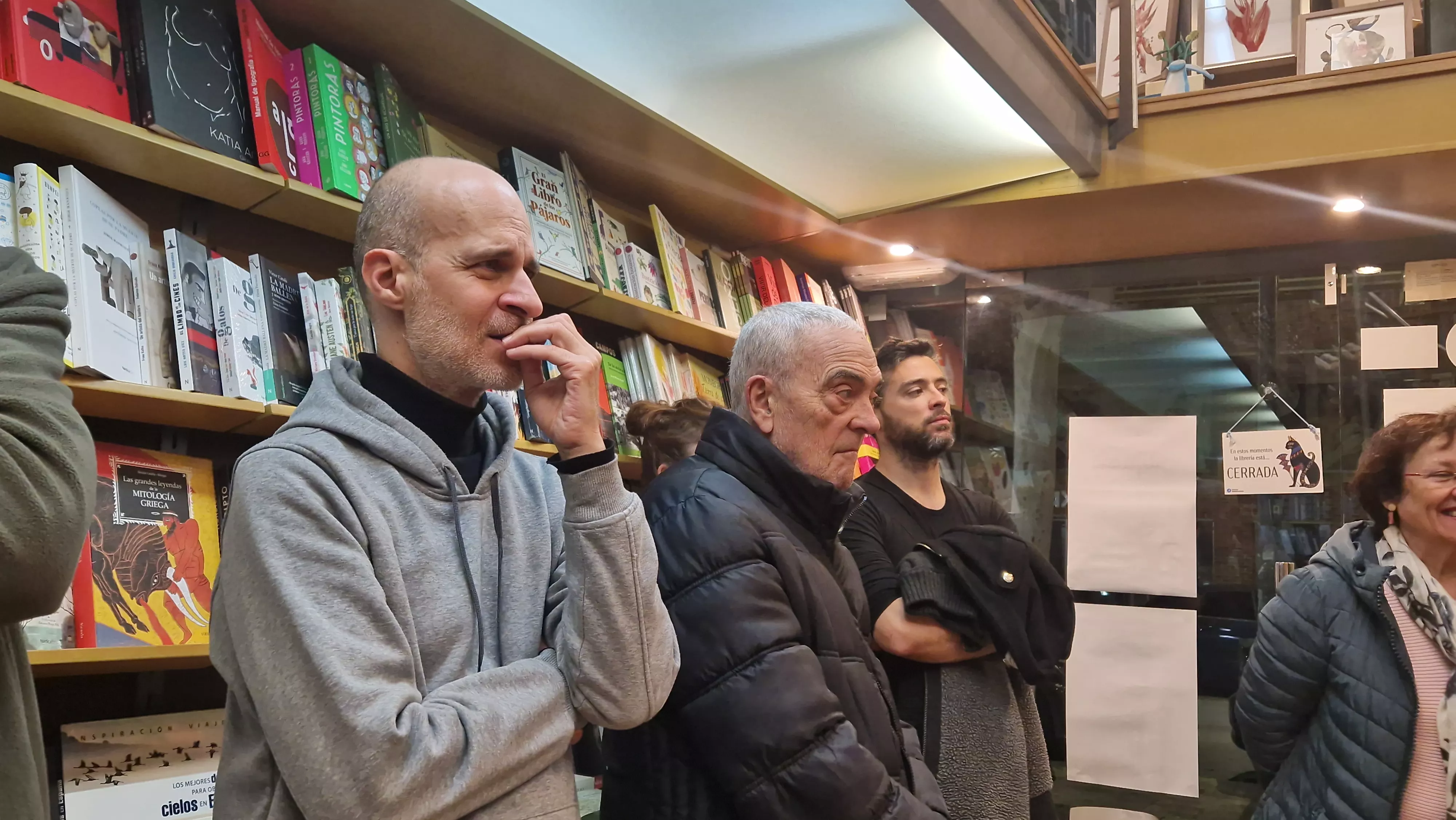 Presentación de "Torturados, enloquecidos y fusilados" de  Clemente Alonso Crespo. Foto Myriam Martínez