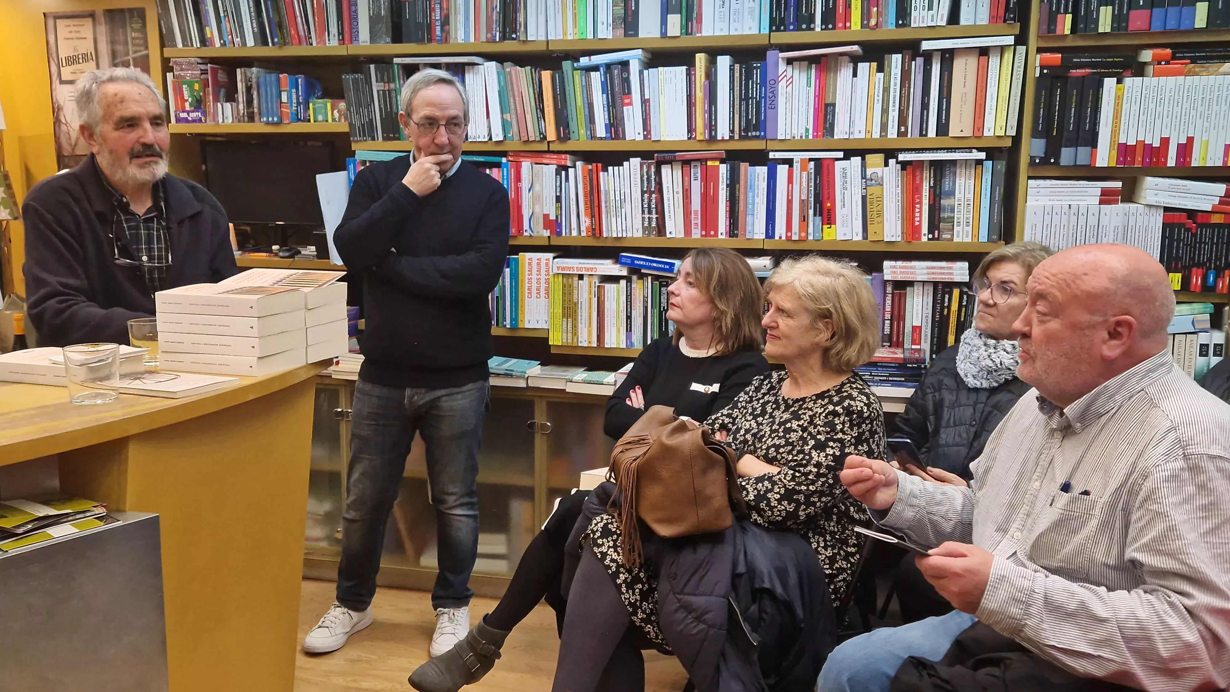 Presentación de "Torturados, enloquecidos y fusilados" de  Clemente Alonso Crespo. Foto Myriam Martínez