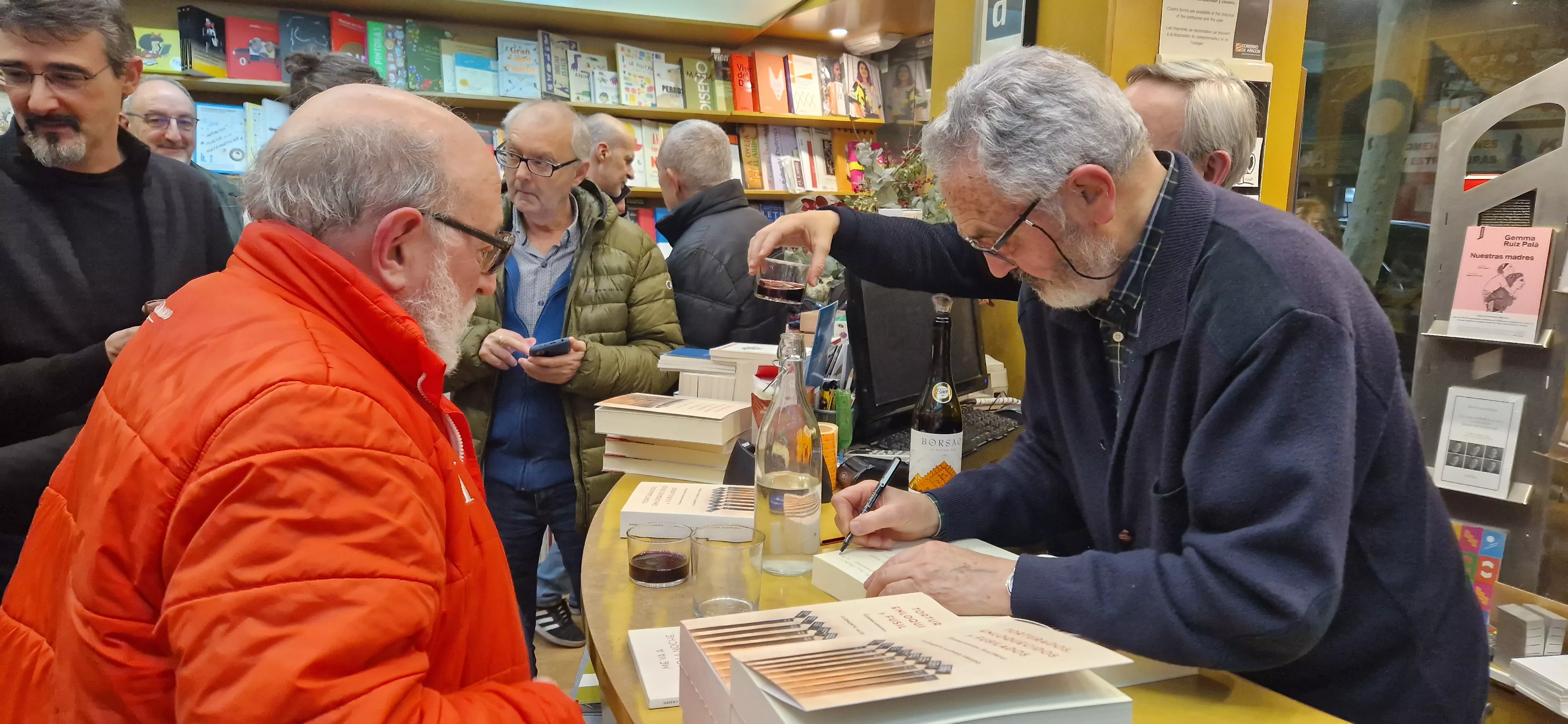 Presentación de "Torturados, enloquecidos y fusilados" de  Clemente Alonso Crespo. Foto Myriam Martínez