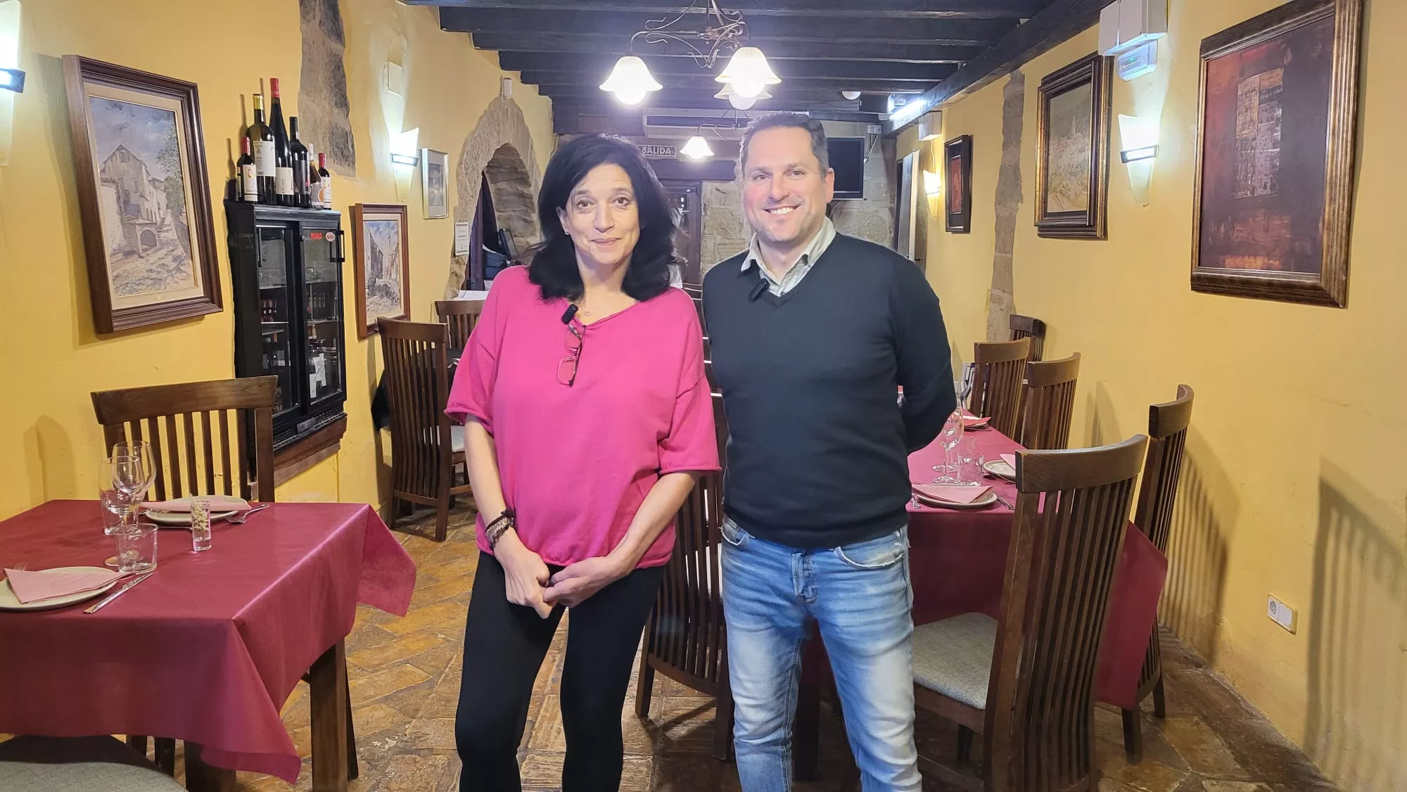 Belén Arcos y Eloy Liarte en Abadía de Siétamo