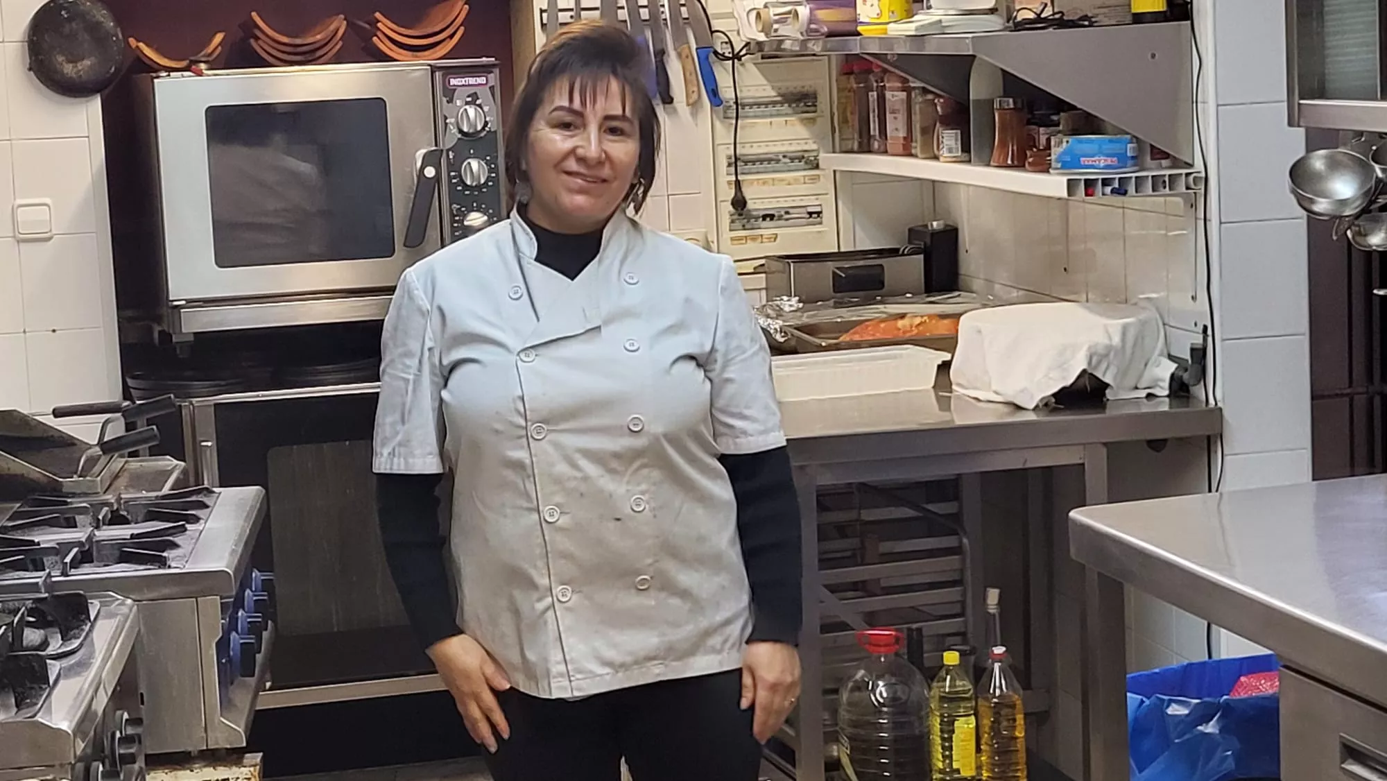Rosa Elena Cisneros, cocinera de la Abadía de Siétamo