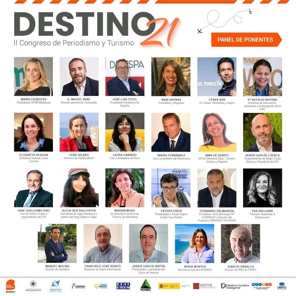 Cartel de participantes de Destino21