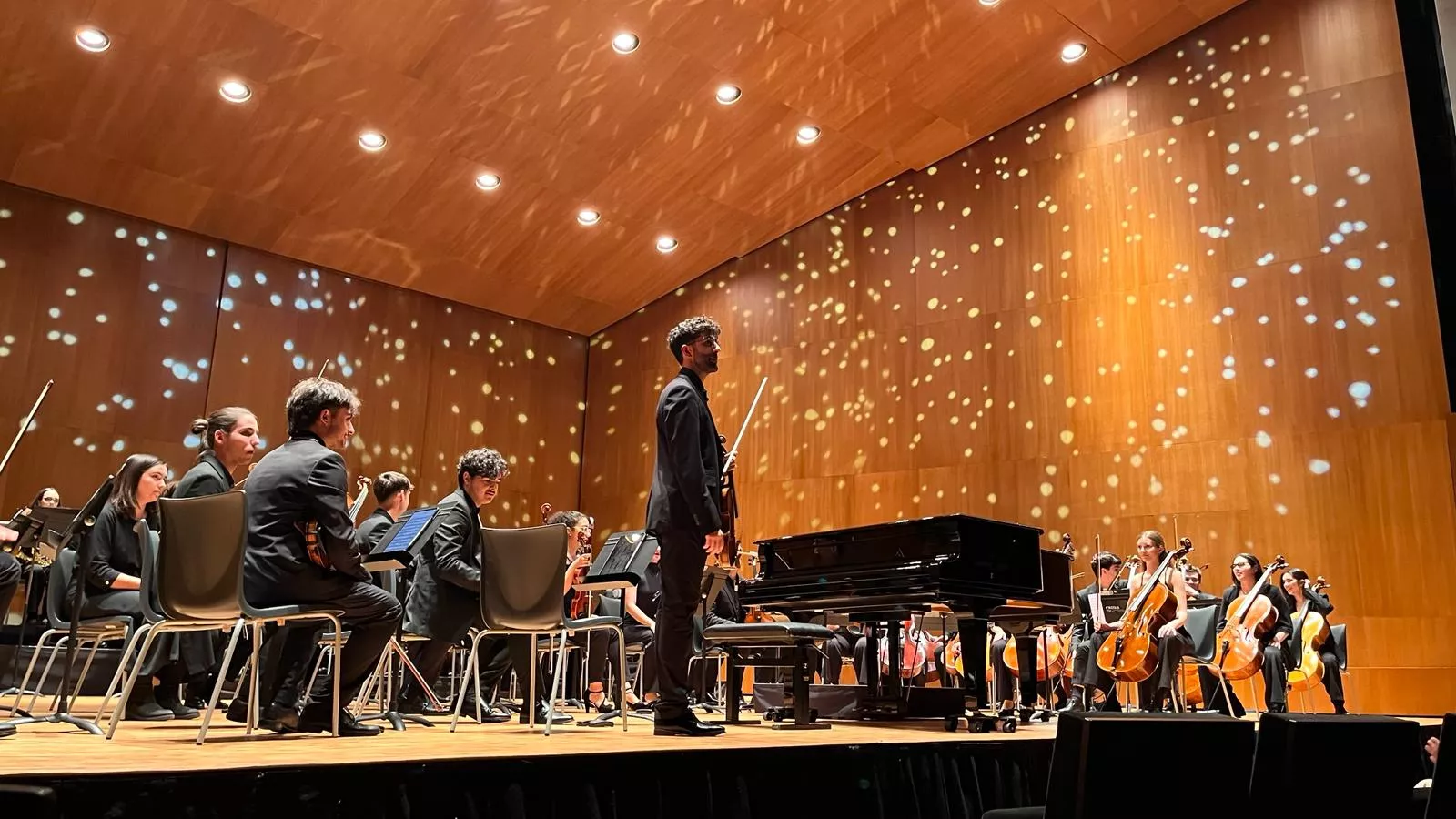 Orquesta Sinfónica del Conservatorio Superior de Música de Aragón (CSMA). Foto Mercedes Manterola