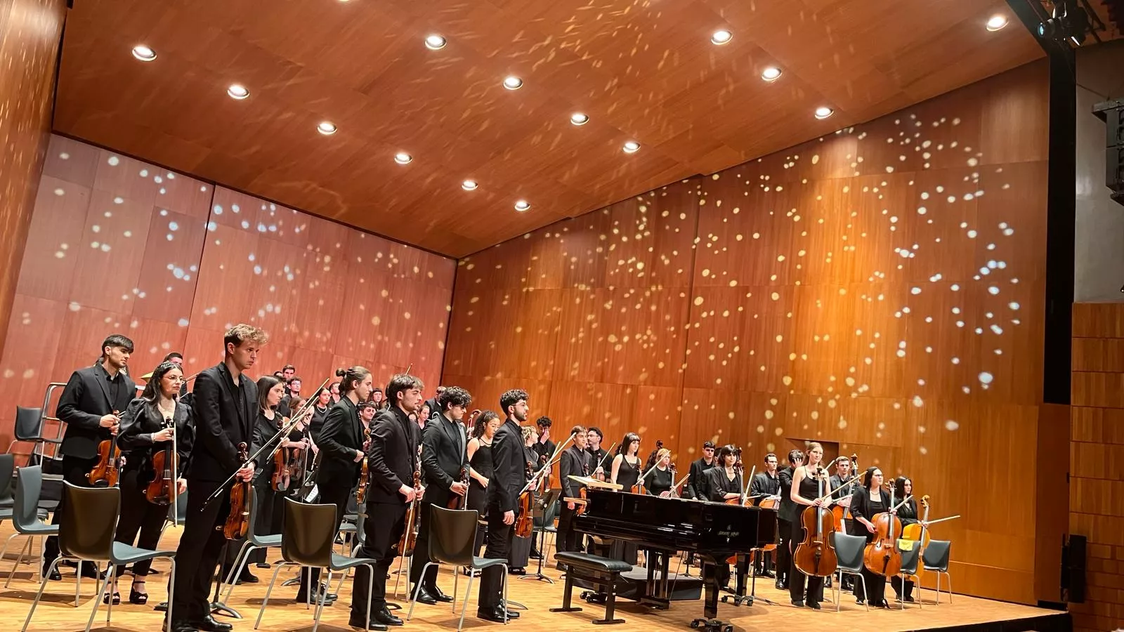Orquesta Sinfónica del Conservatorio Superior de Música de Aragón. Foto Mercedes Manterola