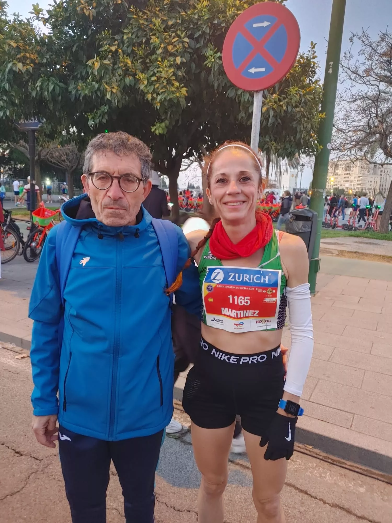 Maratón de Sevilla. Bea Martínez