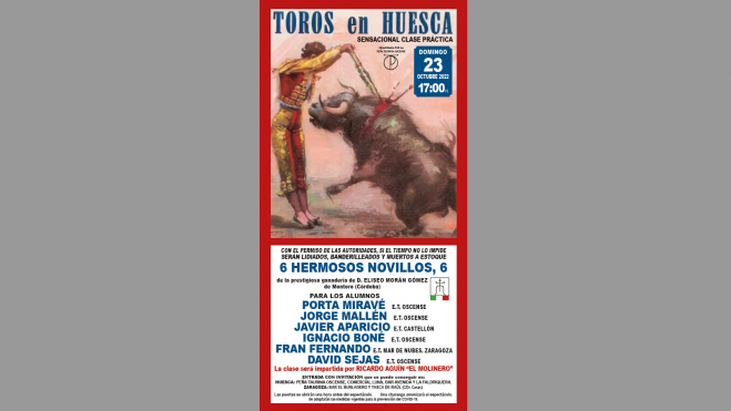 Cartel de la novillada Cartel de la novillada