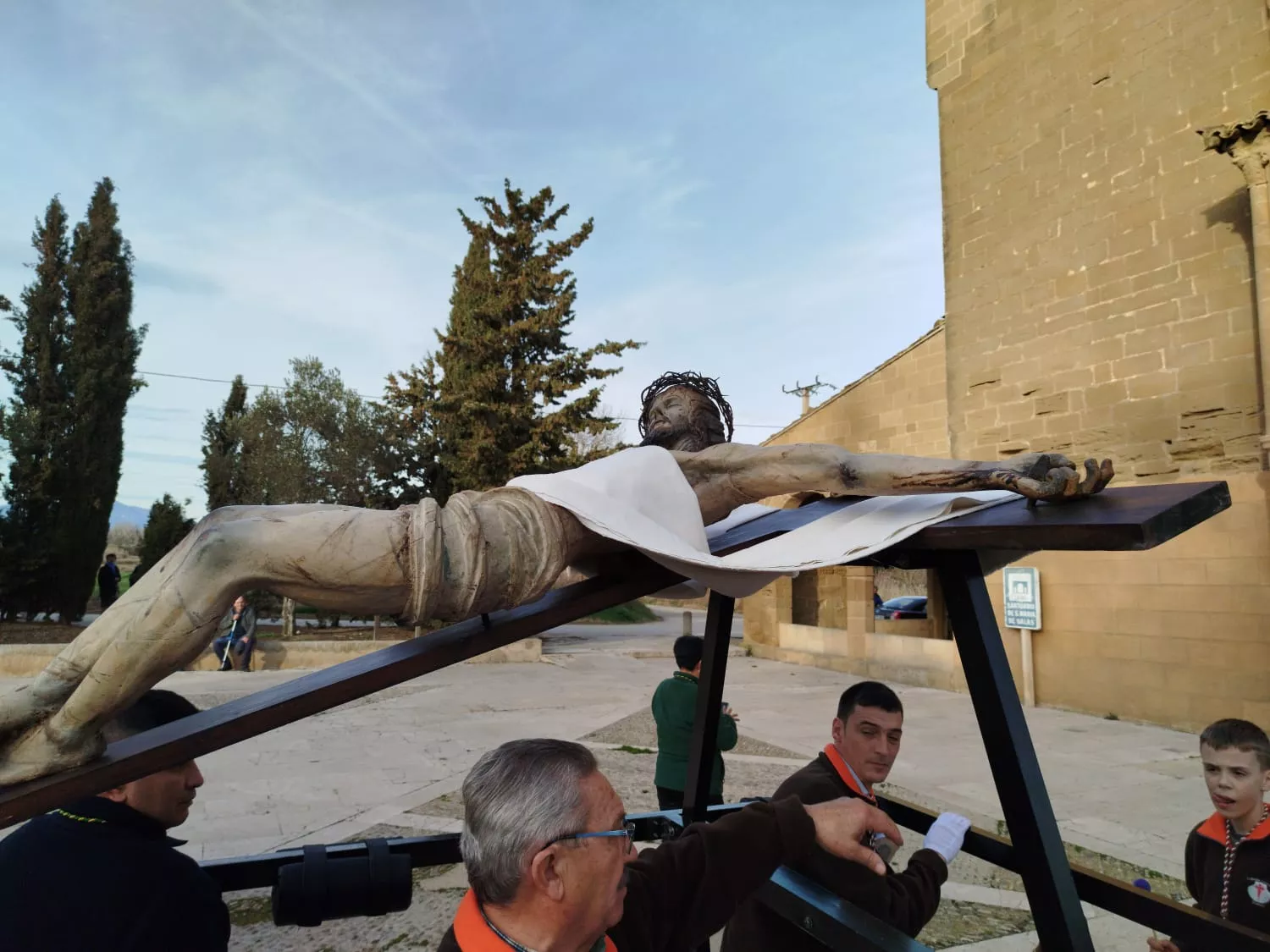 Primer Viacrucis de la Cuaresma 2024. Foto Carlos Jalle