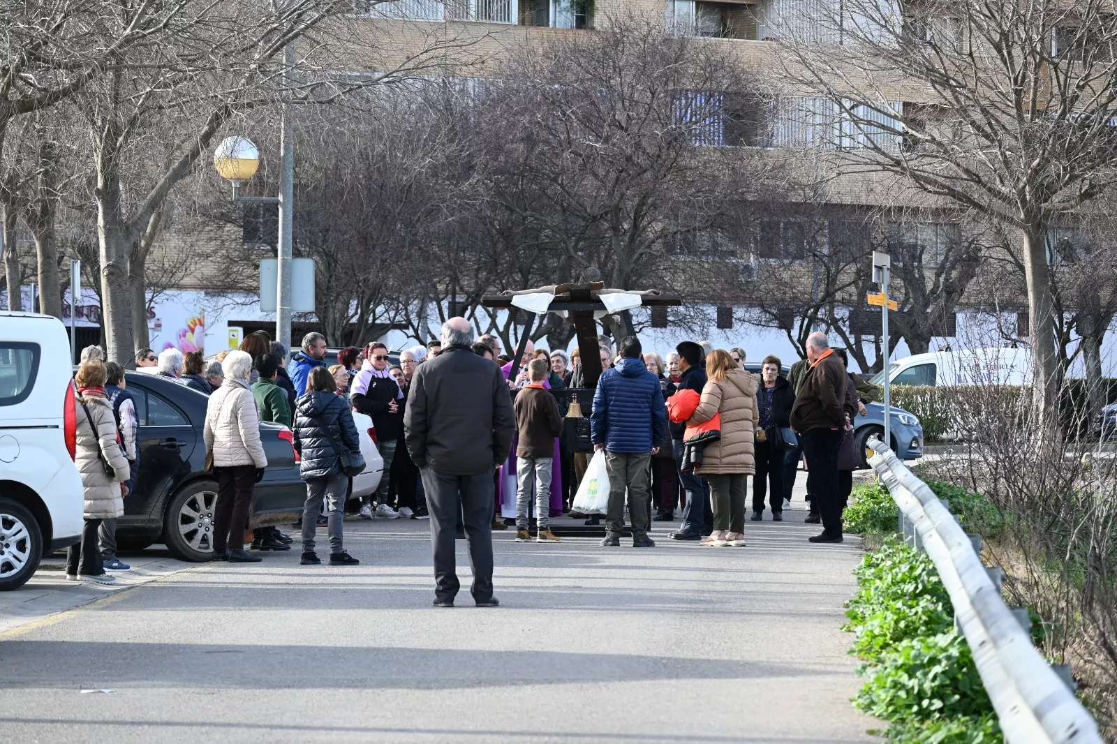 Primer Viacrucis de la Cuaresma 2024. Foto Carlos Jalle