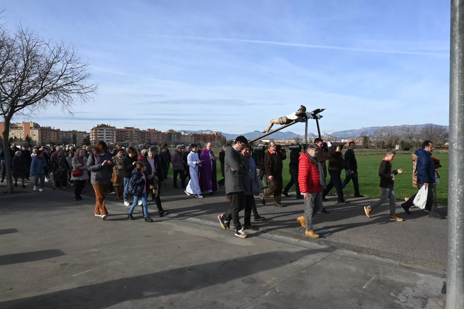 Primer Viacrucis de la Cuaresma 2024. Foto Carlos Jalle