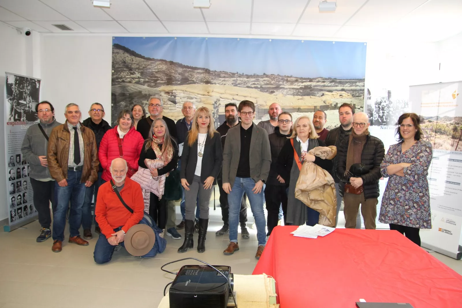 Actividad con Diego Gaspar Celaya en el Centro de Interpretación de Robres. Foto Carlos Neofato