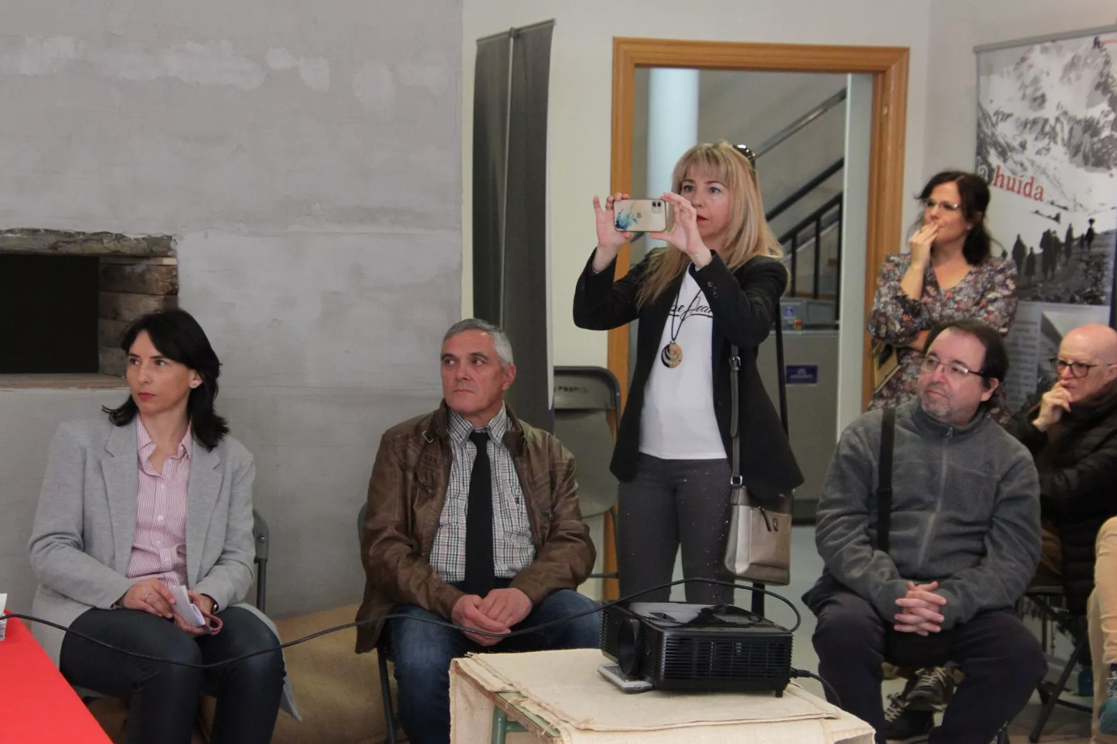 Actividad con Diego Gaspar Celaya en el Centro de Interpretación de Robres. Foto Carlos Neofato