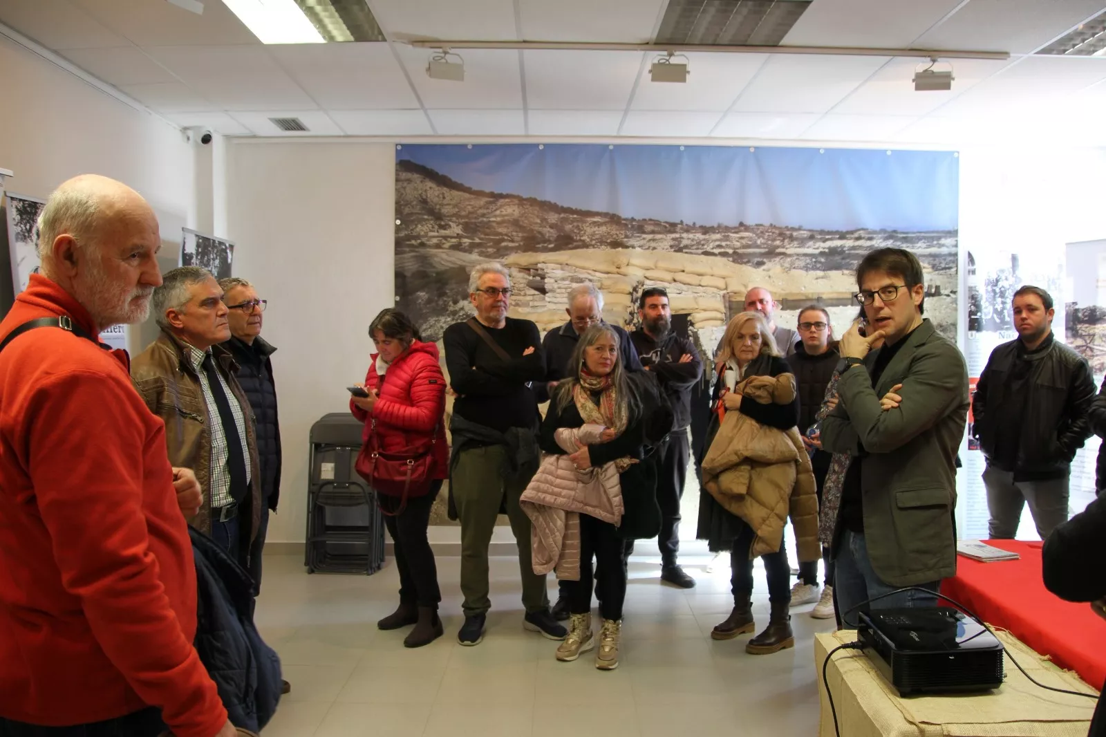 Actividad con Diego Gaspar Celaya en el Centro de Interpretación de Robres. Foto Carlos Neofato