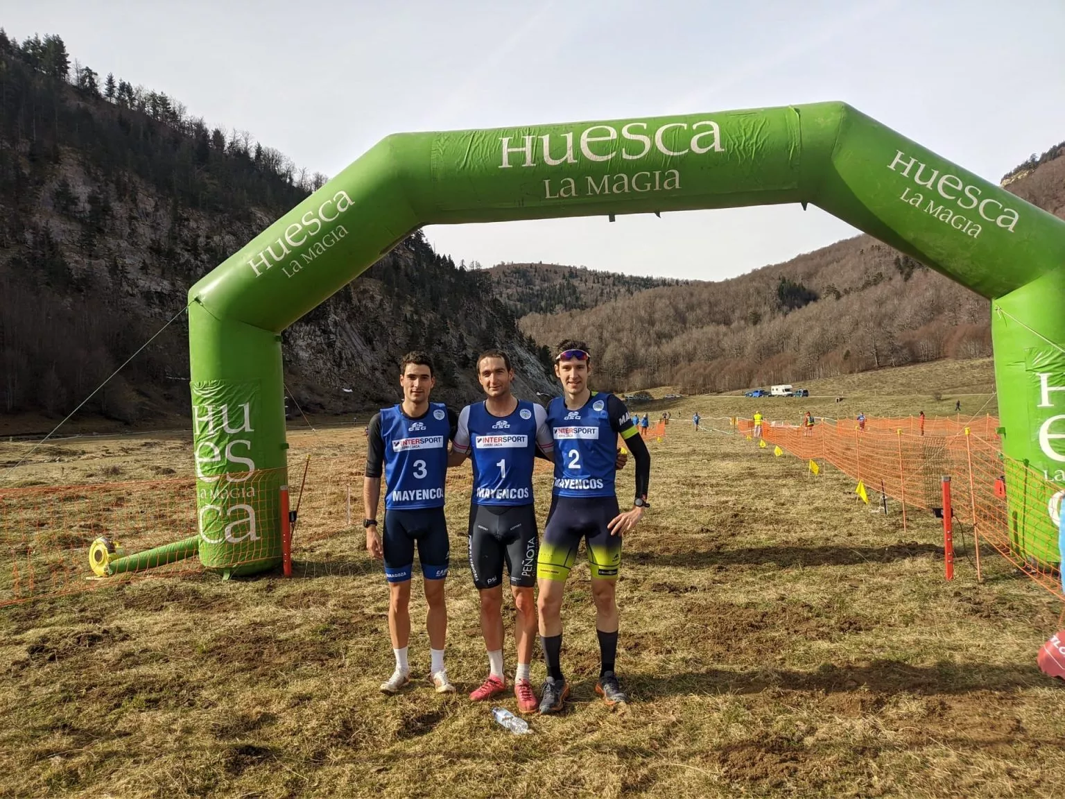 Campeonato de España de triatlón de invierno en Ansó.