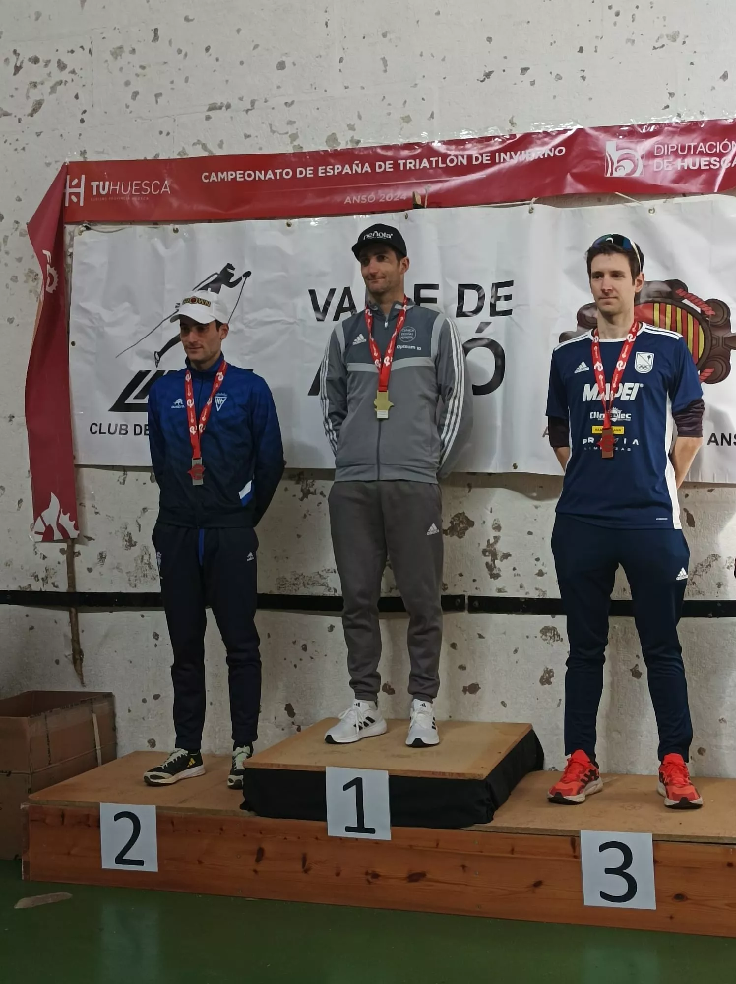 Campeonato de España de triatlón de invierno en Ansó.
