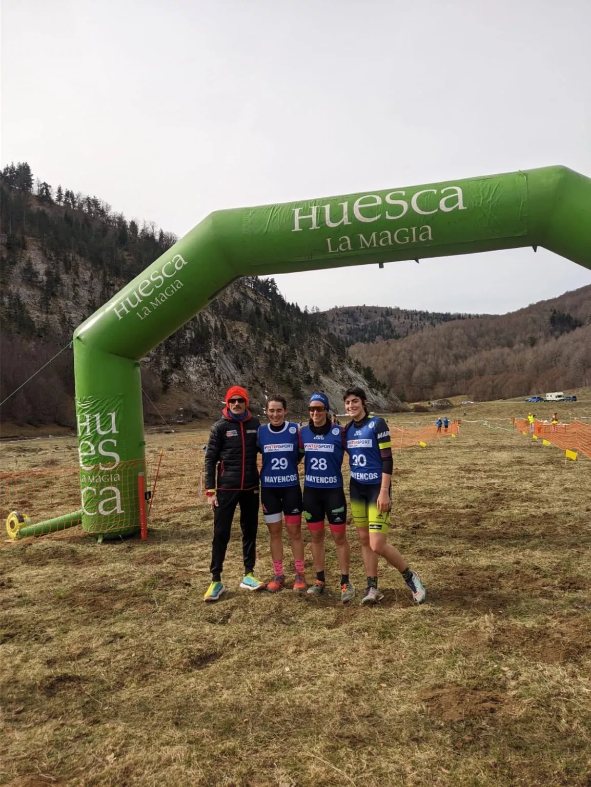Campeonato de España de triatlón de invierno en Ansó.