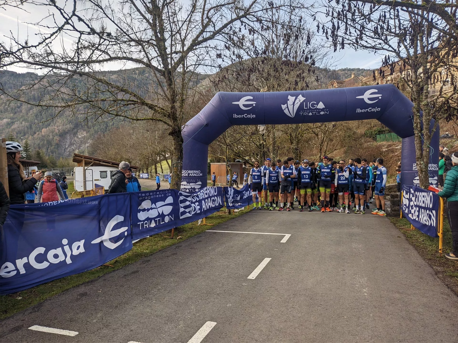 Campeonato de España de triatlón de invierno en Ansó.