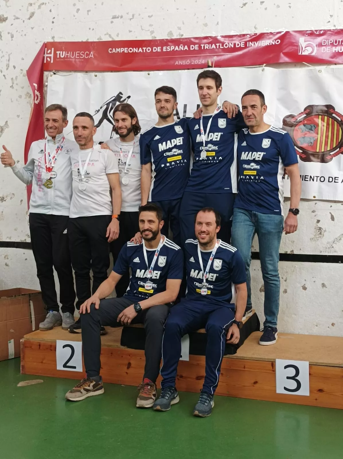 Campeonato de España de triatlón de invierno en Ansó.