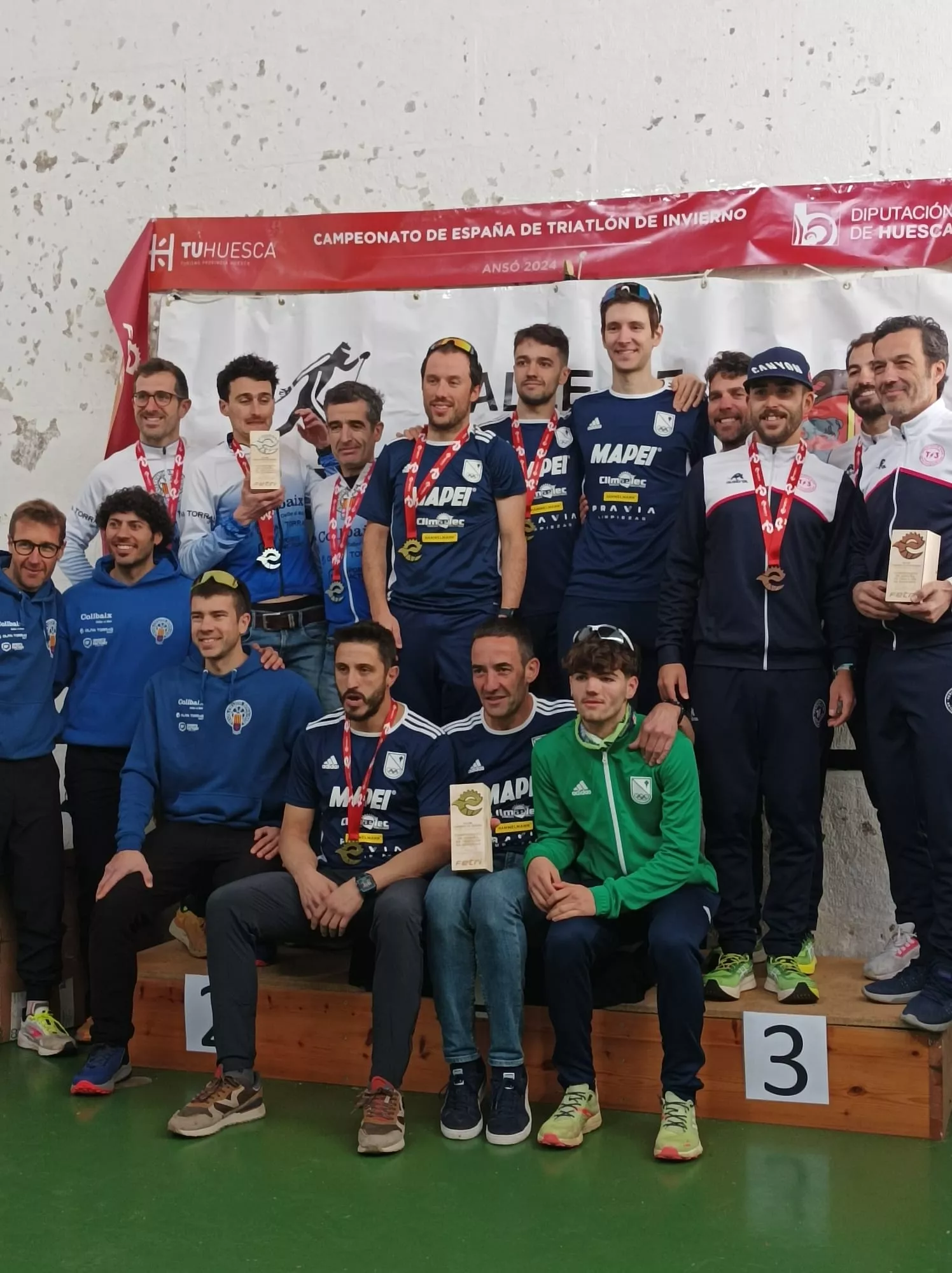 Campeonato de España de triatlón de invierno en Ansó.