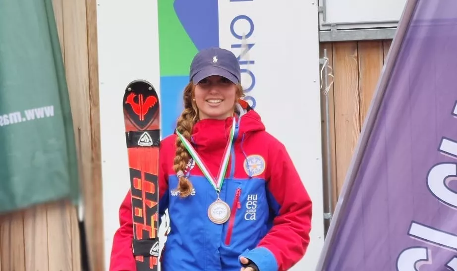 Marina Martínez (Club Esquí Jaca) logró una octava plaza. Buenas sensaciones altoaragonesas en suelo italiano.