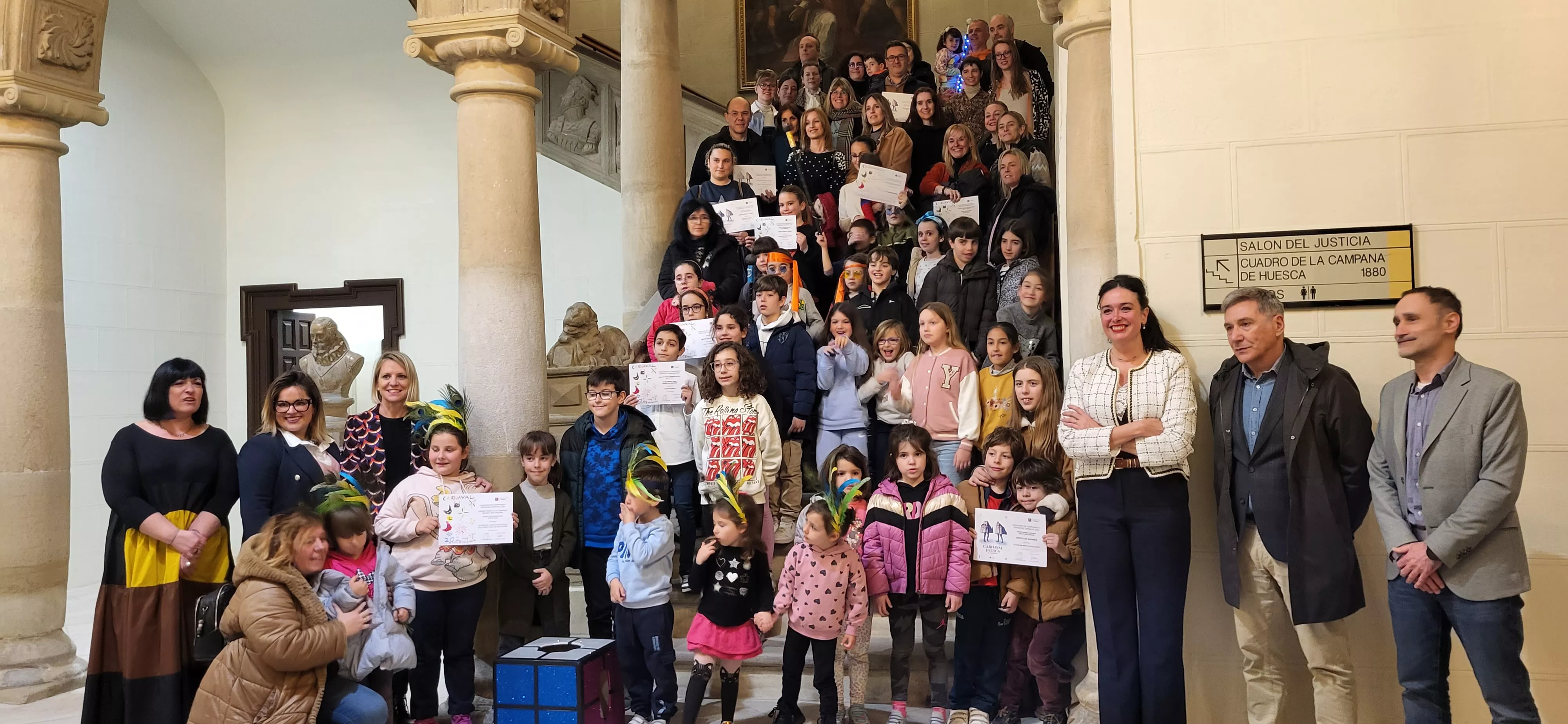Entrega de premios del Carnaval 2024 de Huesca. Foto Mercedes Manterola