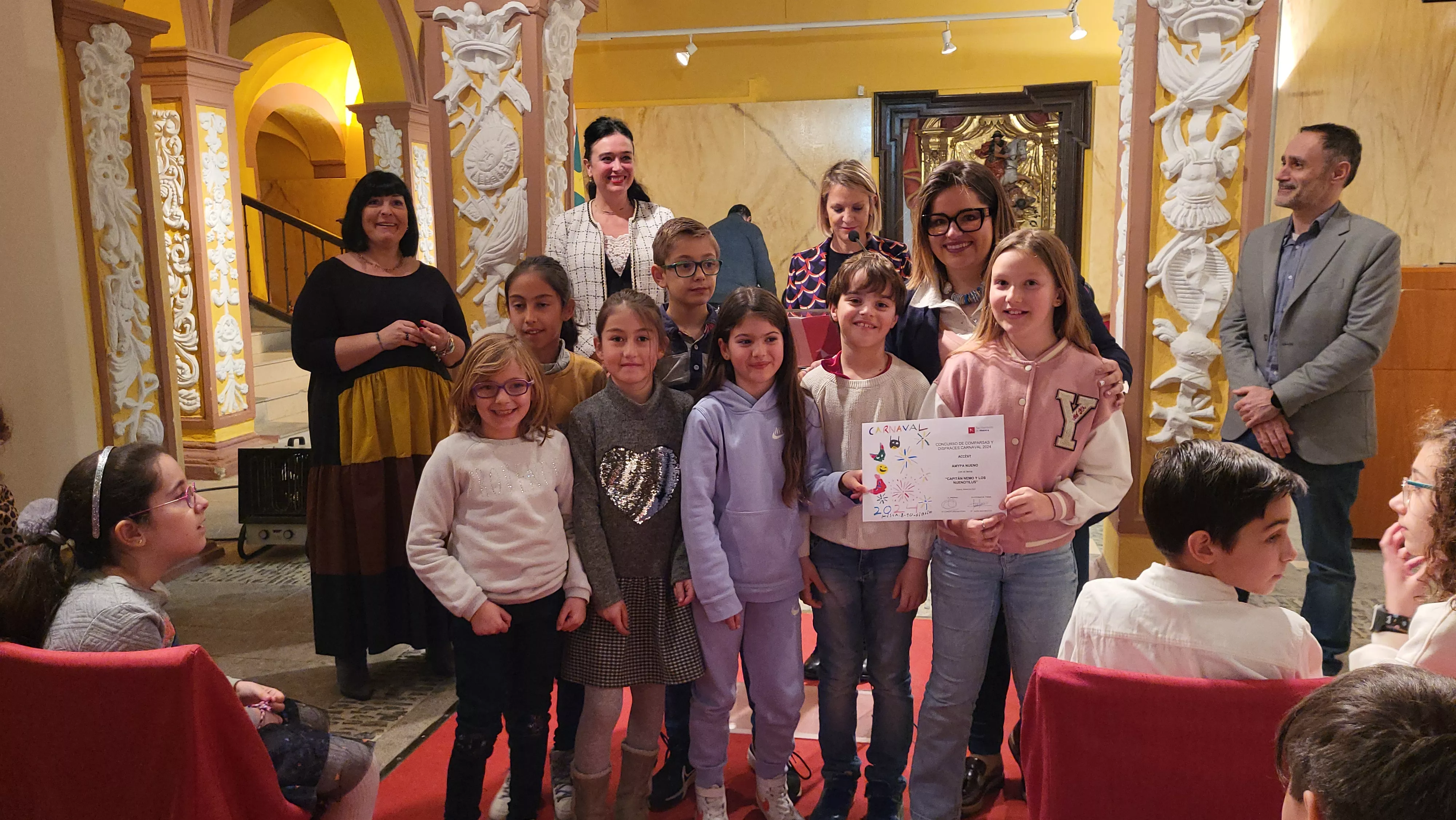 Accésit del premio al Disfraz Infantil Más Original, para la Amypa Nueno. Foto Mercedes Manterola