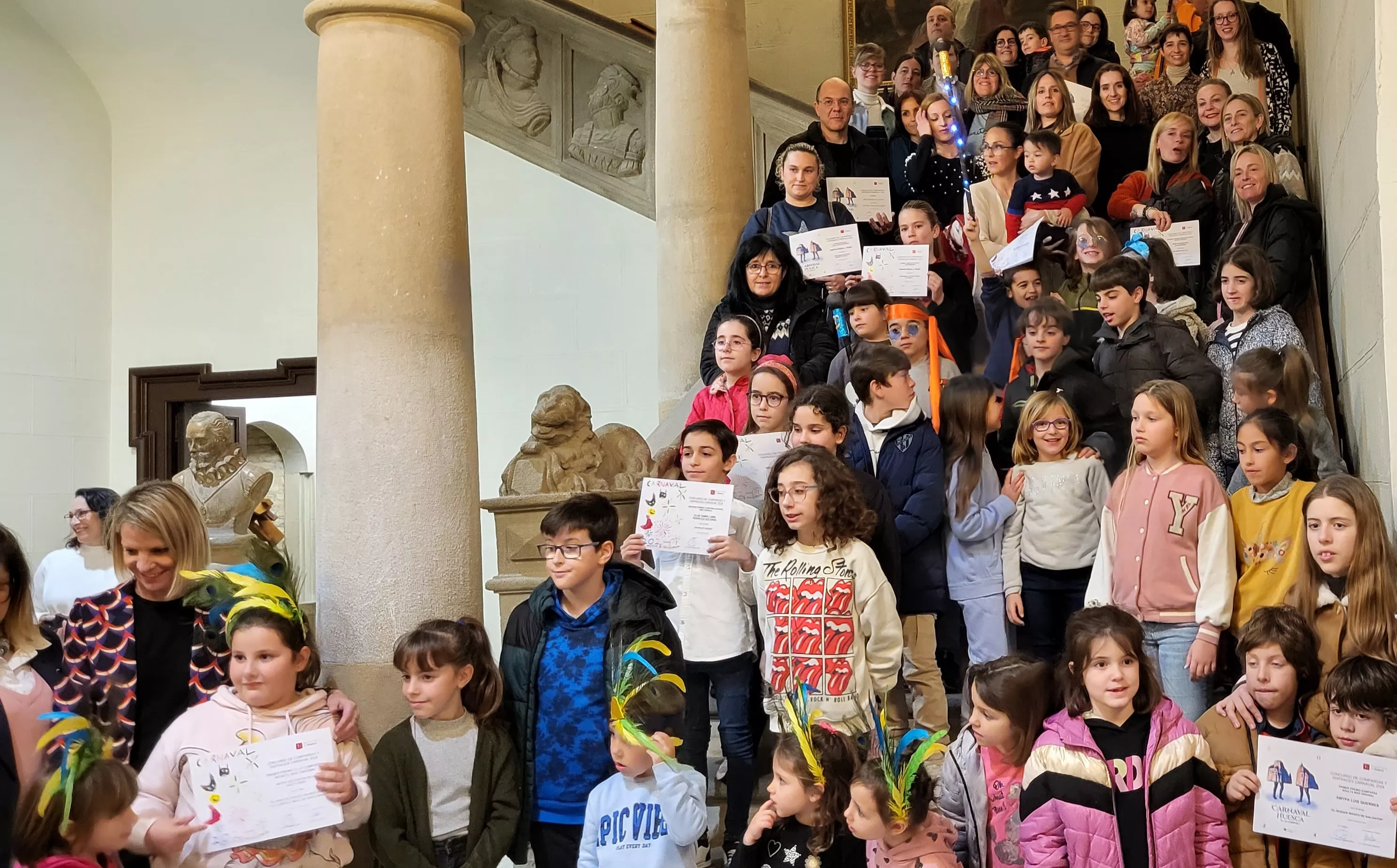 Entrega de premios del Carnaval 2024 de Huesca. Foto Mercedes Manterola