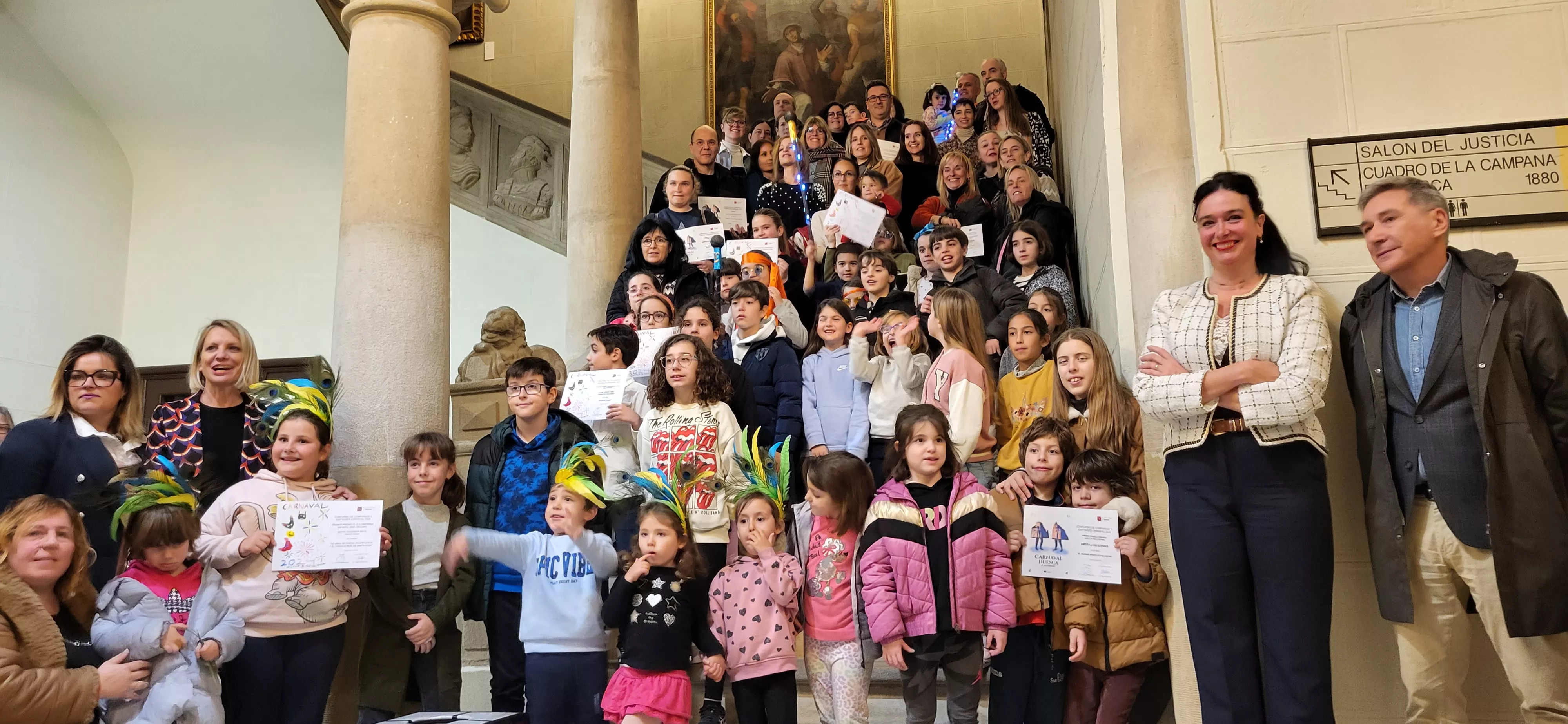 Entrega de premios del Carnaval 2024 de Huesca. Foto Mercedes Manterola