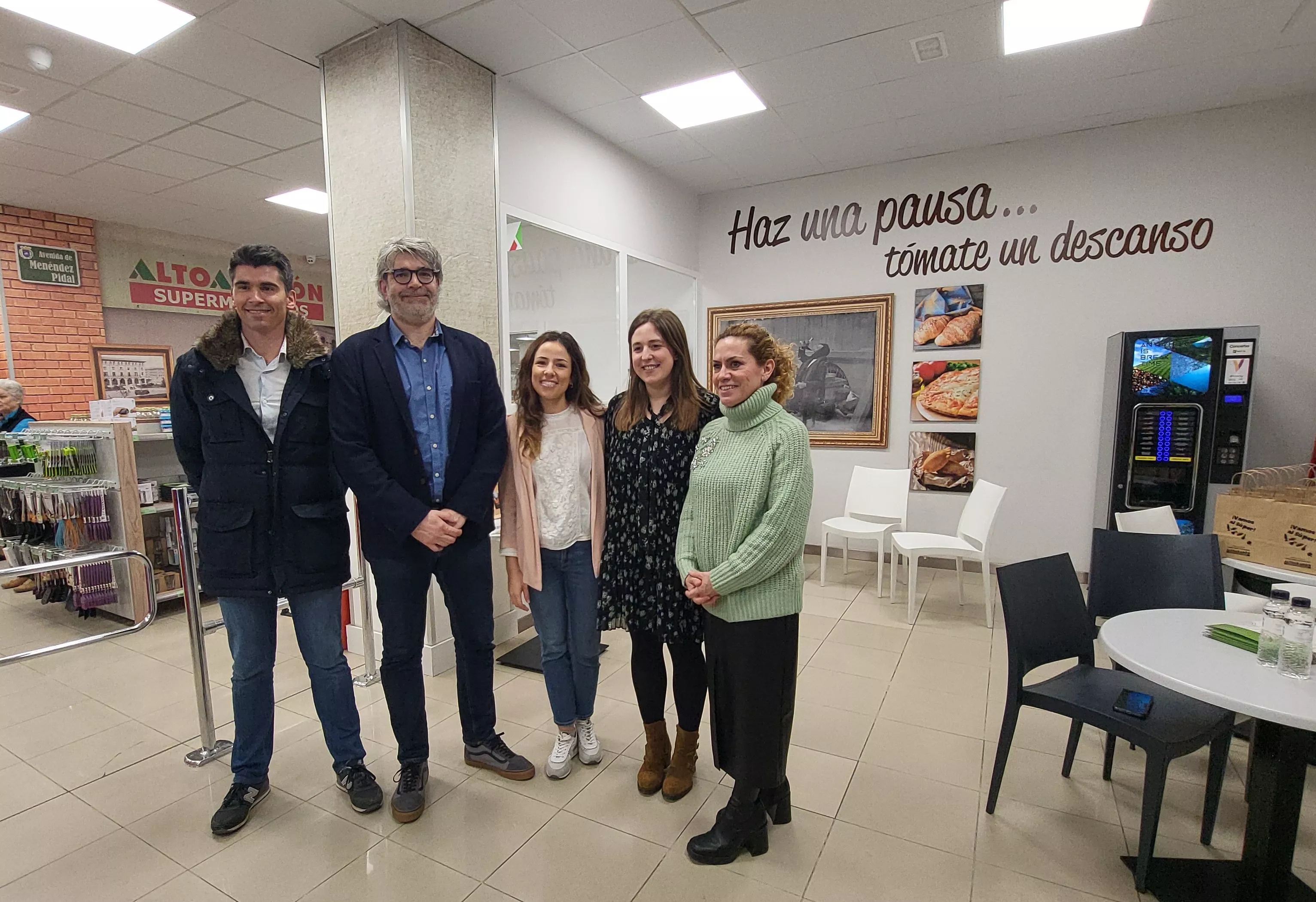 Actividad "Vamos al Súper" de Supermercados Altoaragón en Huesca. Foto Mercedes Manterola