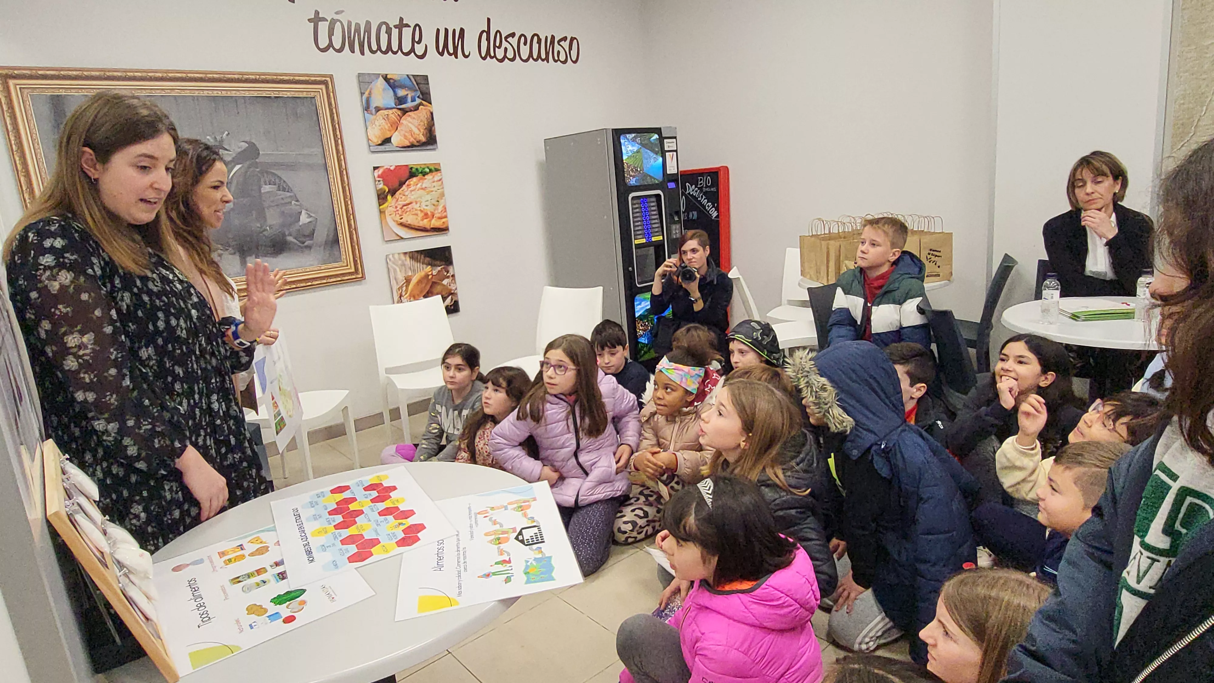 Actividad "Vamos al Súper" de Supermercados Altoaragón en Huesca. Foto Mercedes Manterola