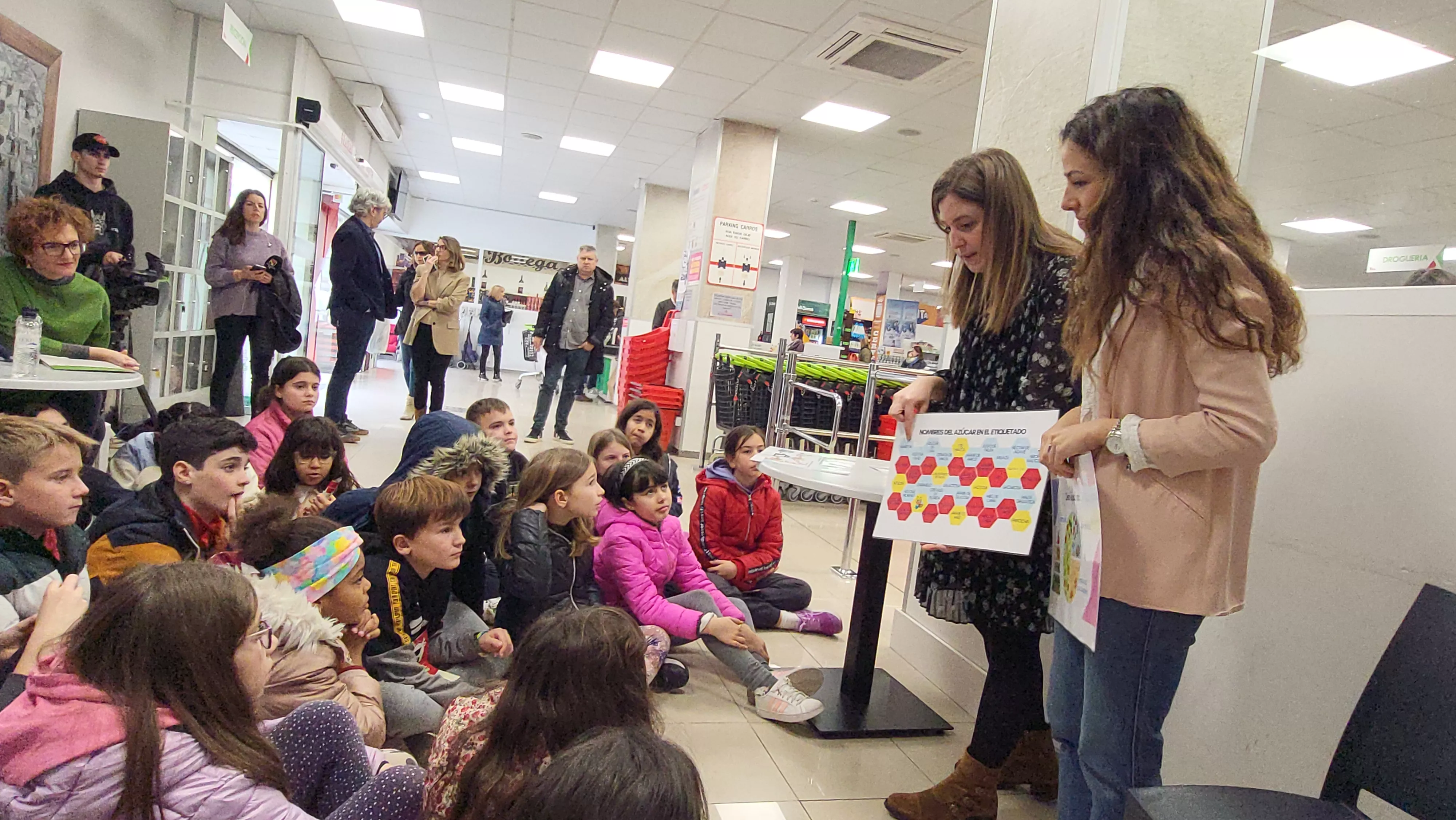 Actividad "Vamos al Súper" de Supermercados Altoaragón en Huesca. Foto Mercedes Manterola