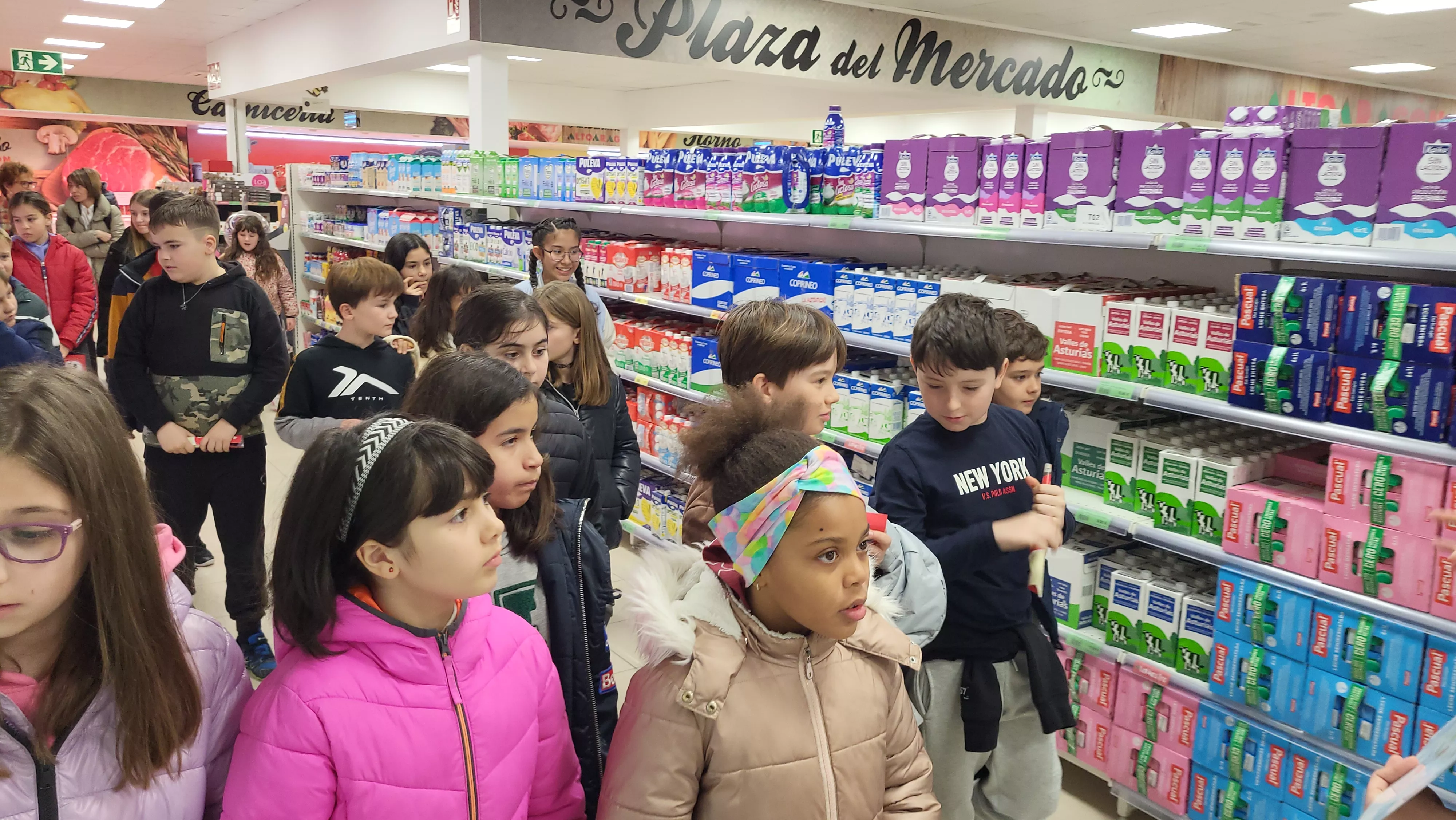 Actividad "Vamos al Súper" de Supermercados Altoaragón en Huesca. Foto Mercedes Manterola
