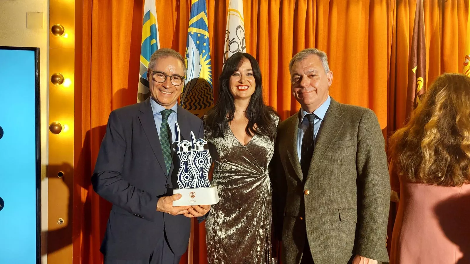 Carmelo Bosque y Lorena Orduna en Sevilla.