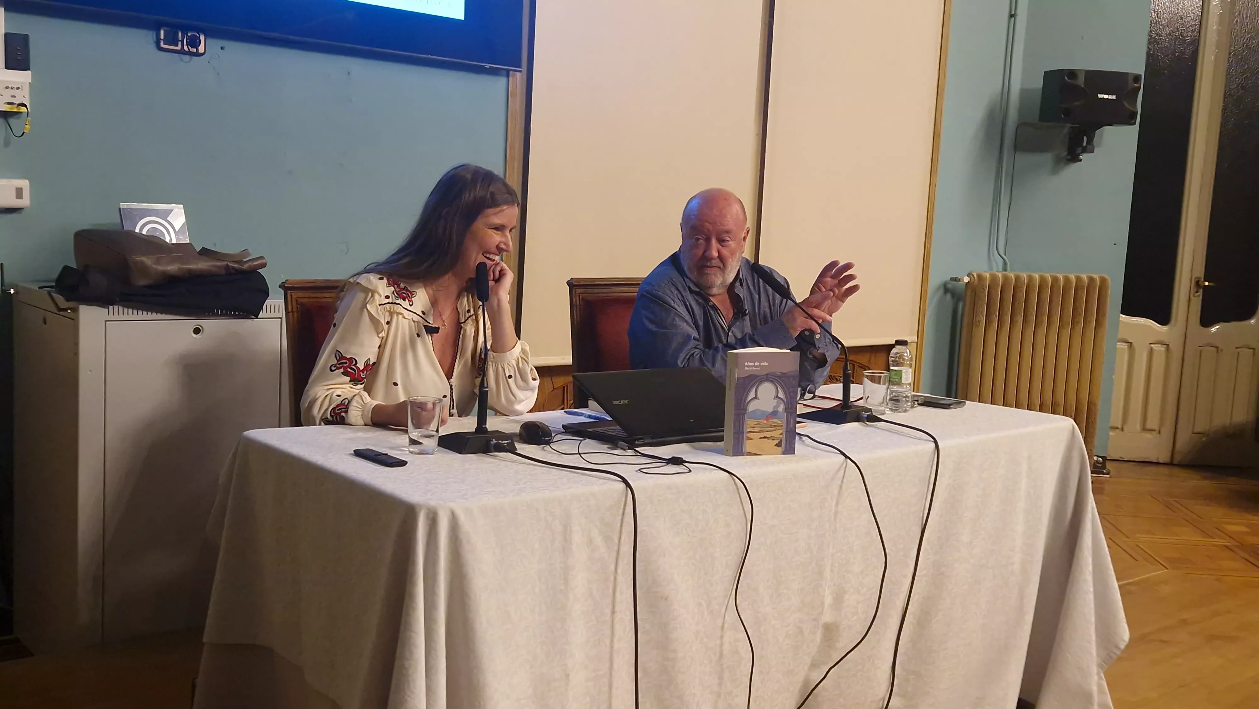 Marta Borraz presenta Años de Vida en el Casino de Huesca. Foto Myriam Martínez 