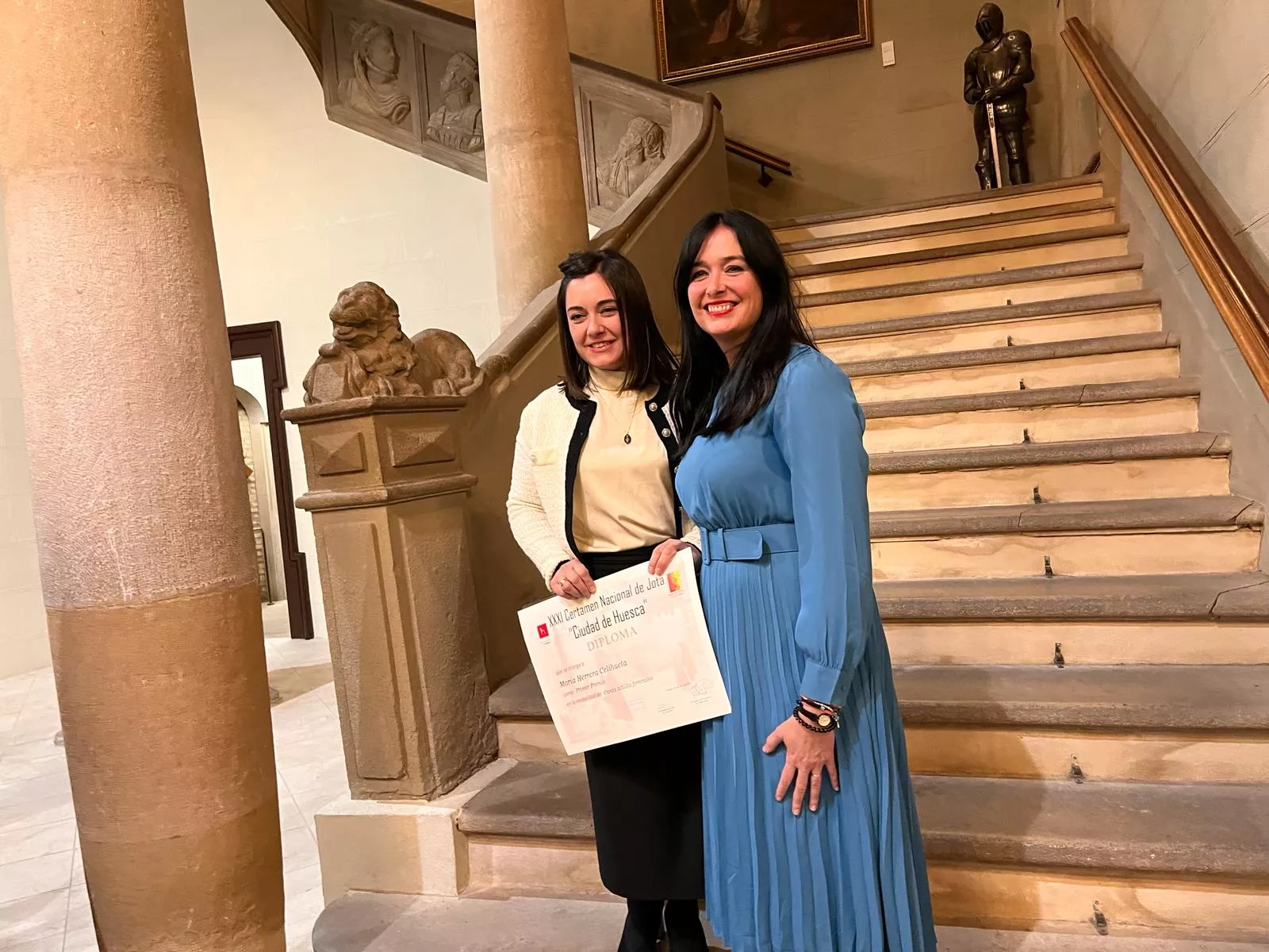 Entrega del premios del XXXI Certamen Nacional de Jota Ciudad de Huesca. Foto Mercedes Manterola