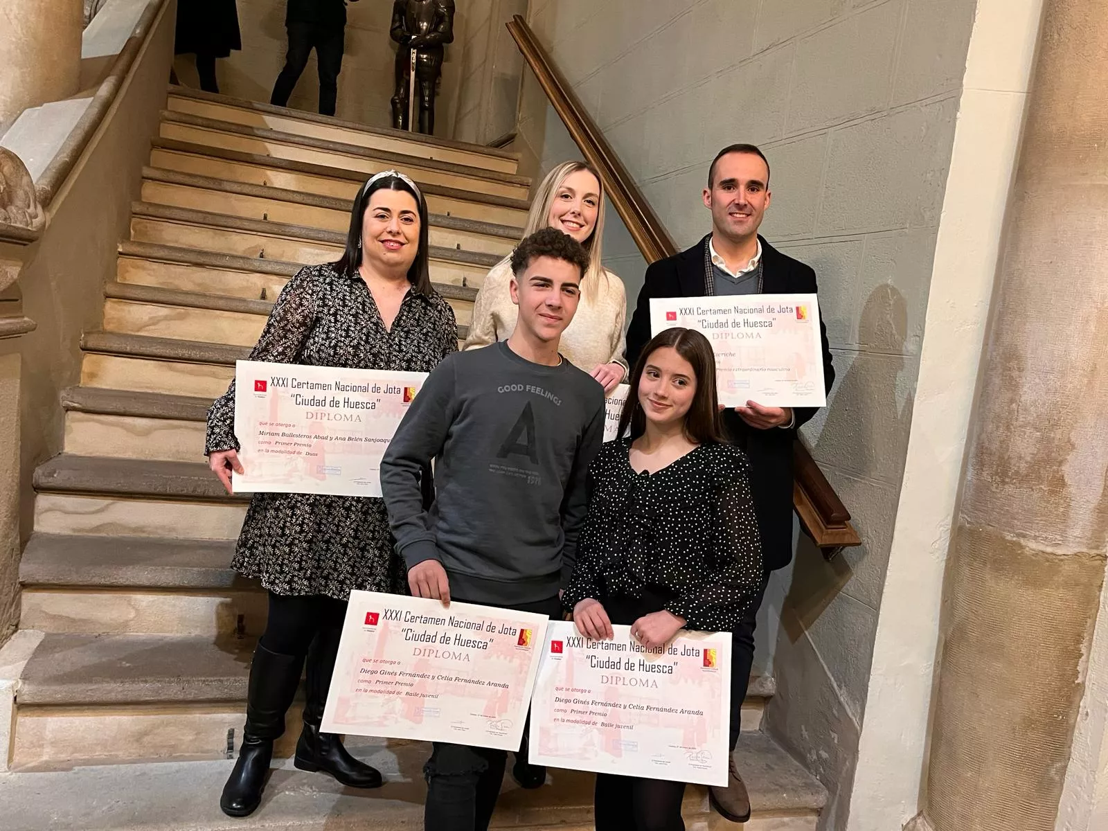 Entrega del premios del XXXI Certamen Nacional de Jota Ciudad de Huesca. Foto Mercedes Manterola
