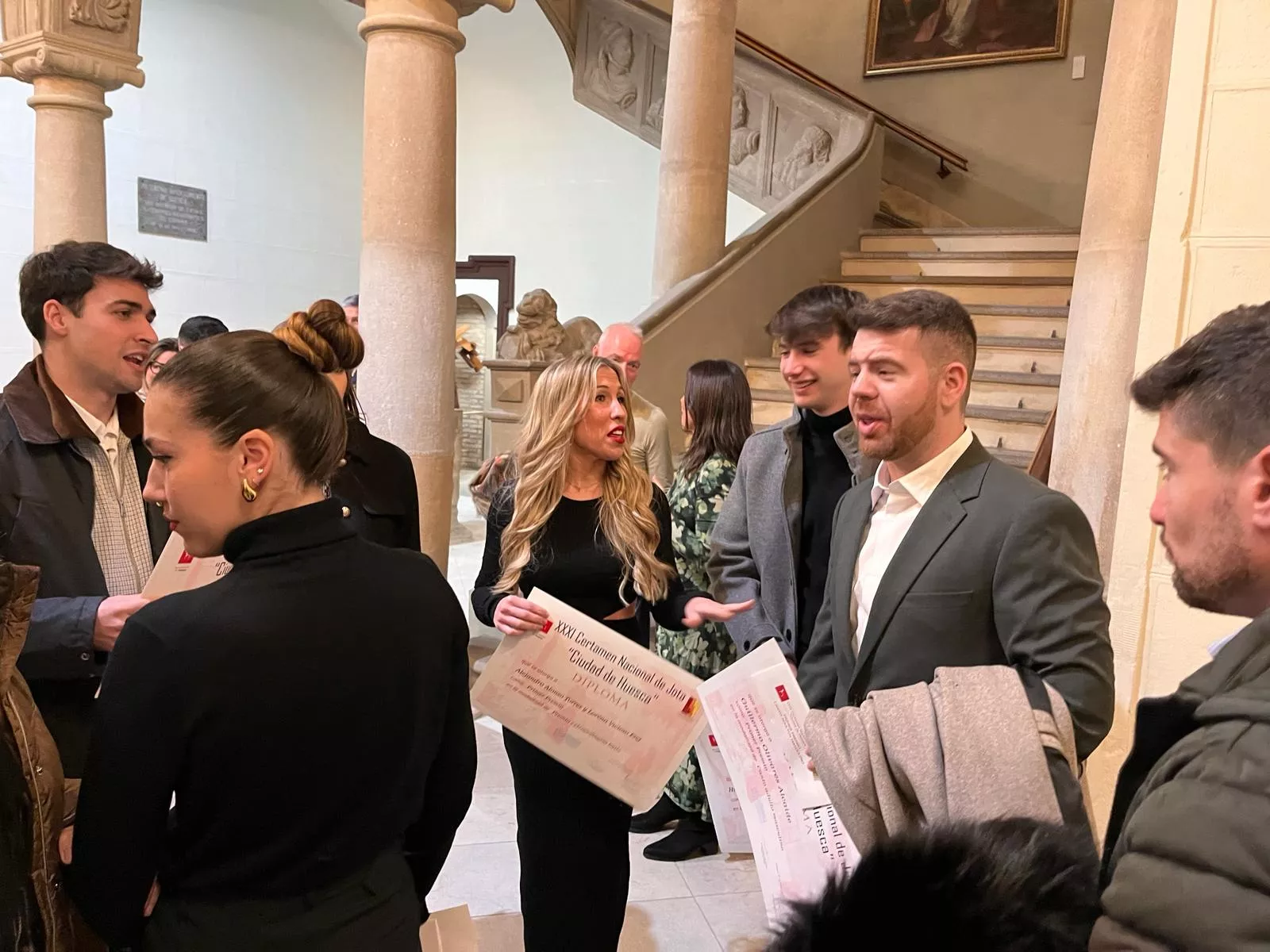 Entrega del premios del XXXI Certamen Nacional de Jota Ciudad de Huesca. Foto Mercedes Manterola