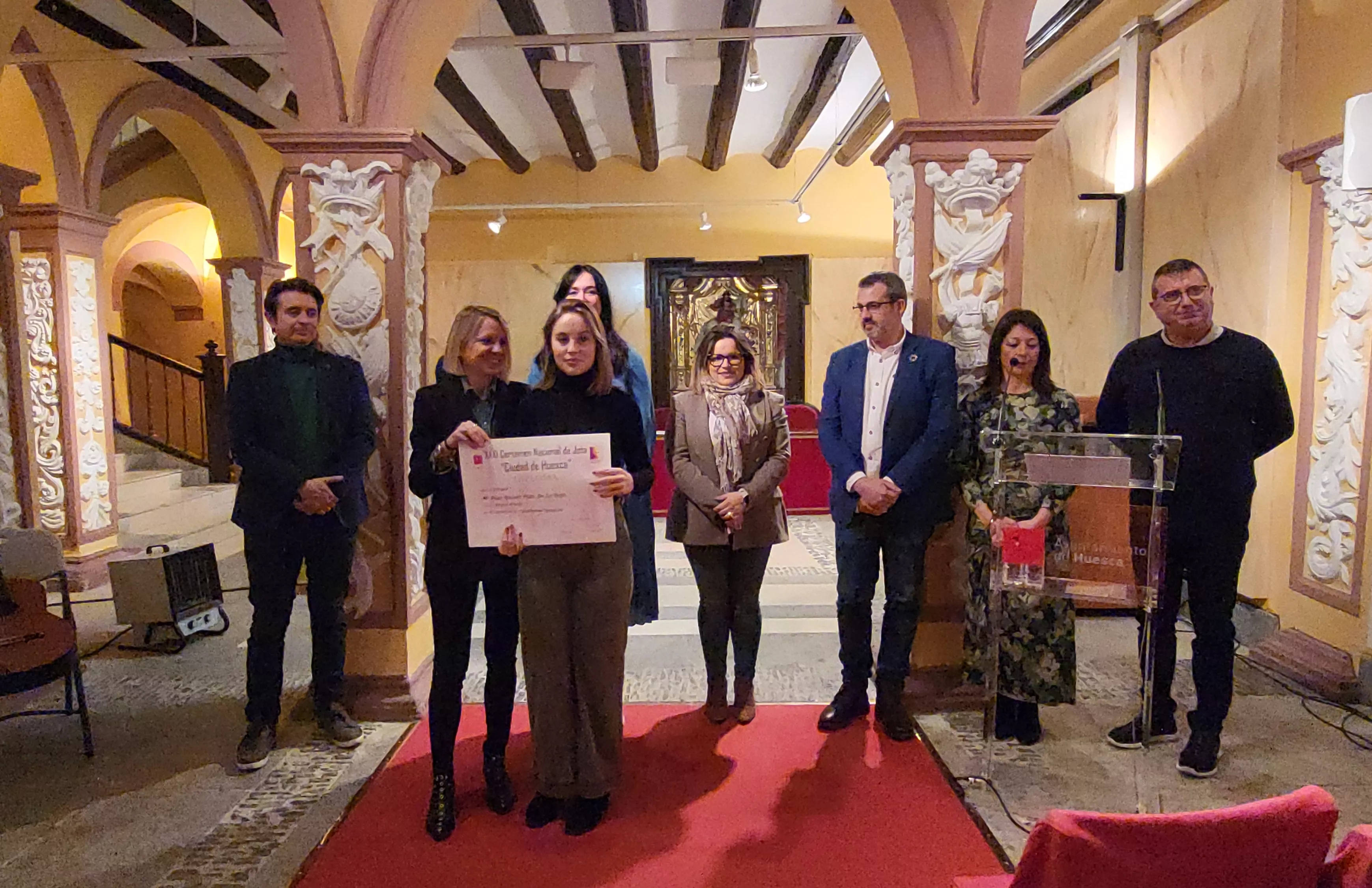 Entrega del premios del XXXI Certamen Nacional de Jota Ciudad de Huesca. Foto Mercedes Manterola