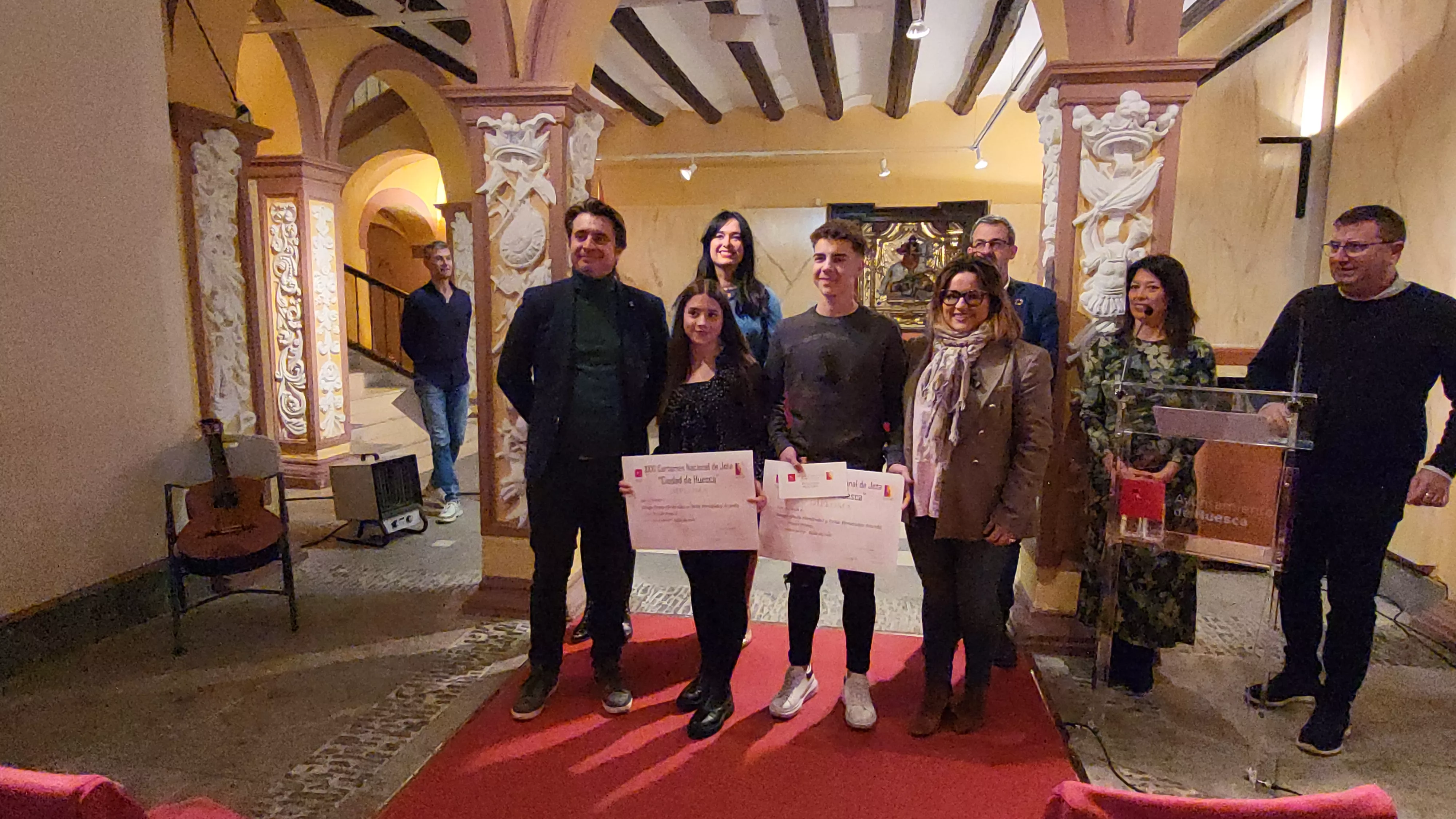 Entrega del premios del XXXI Certamen Nacional de Jota Ciudad de Huesca. Foto Mercedes Manterola