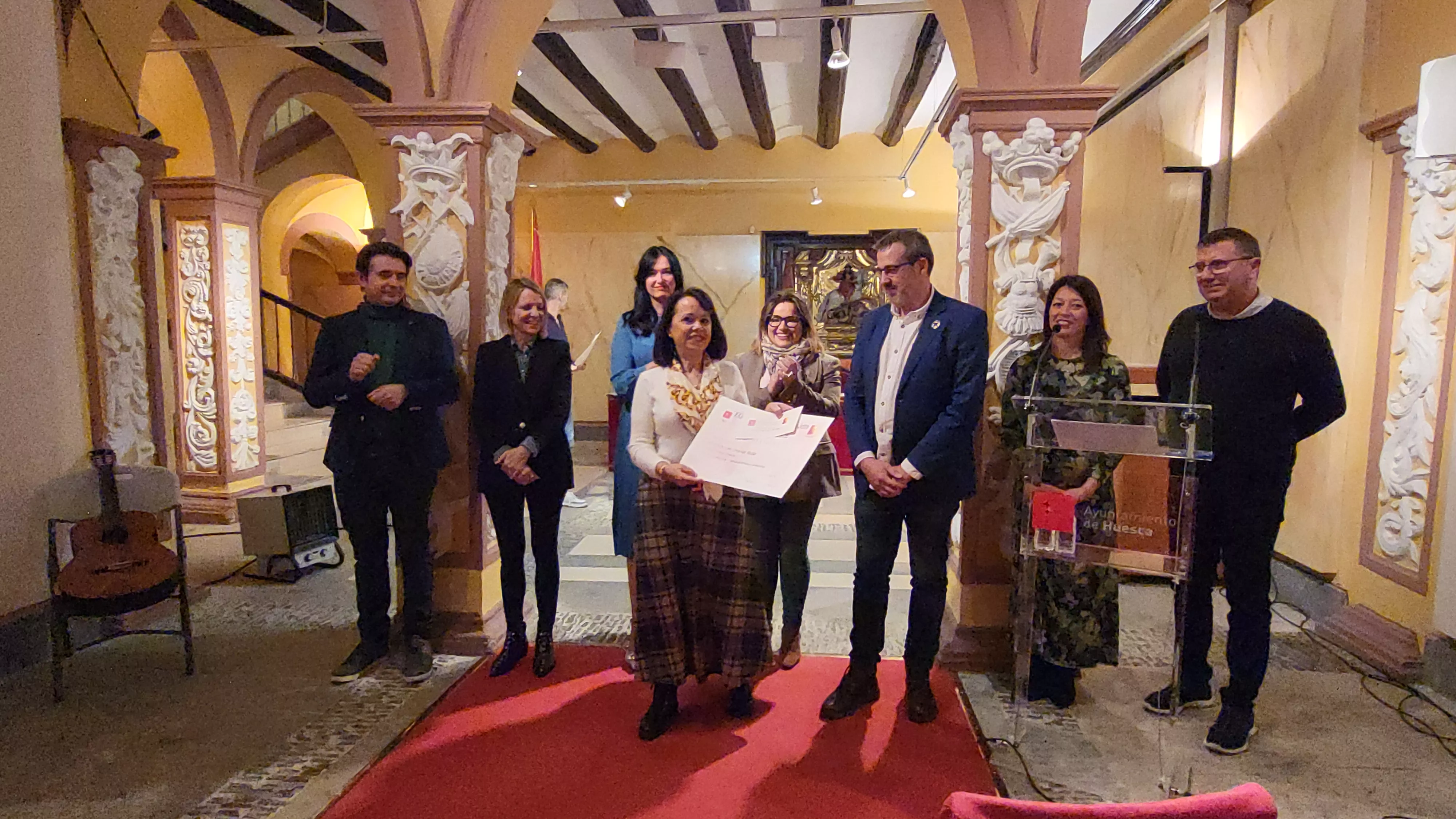 Entrega del premios del XXXI Certamen Nacional de Jota Ciudad de Huesca. Foto Mercedes Manterola