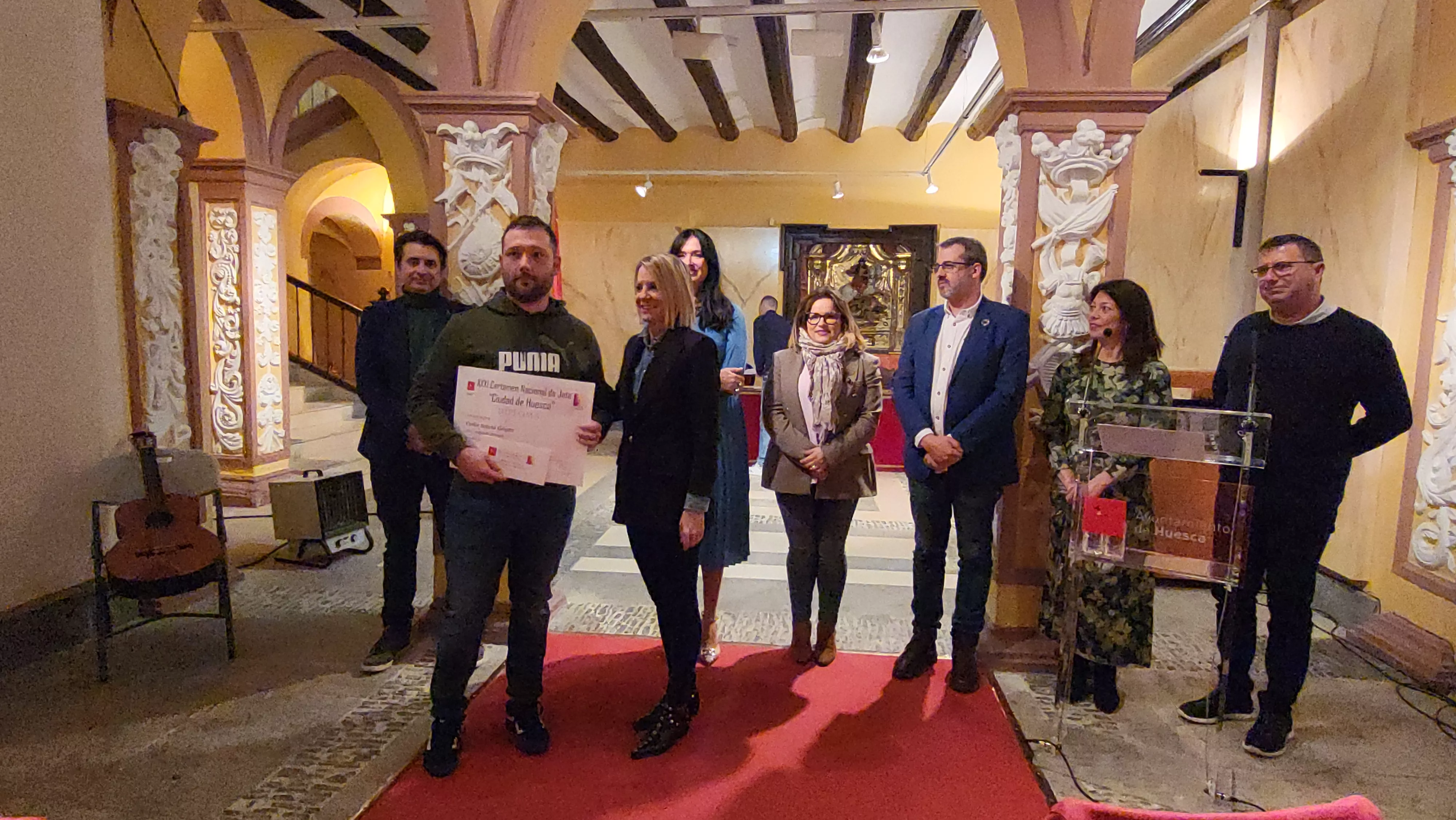 Entrega del premios del XXXI Certamen Nacional de Jota Ciudad de Huesca. Foto Mercedes Manterola