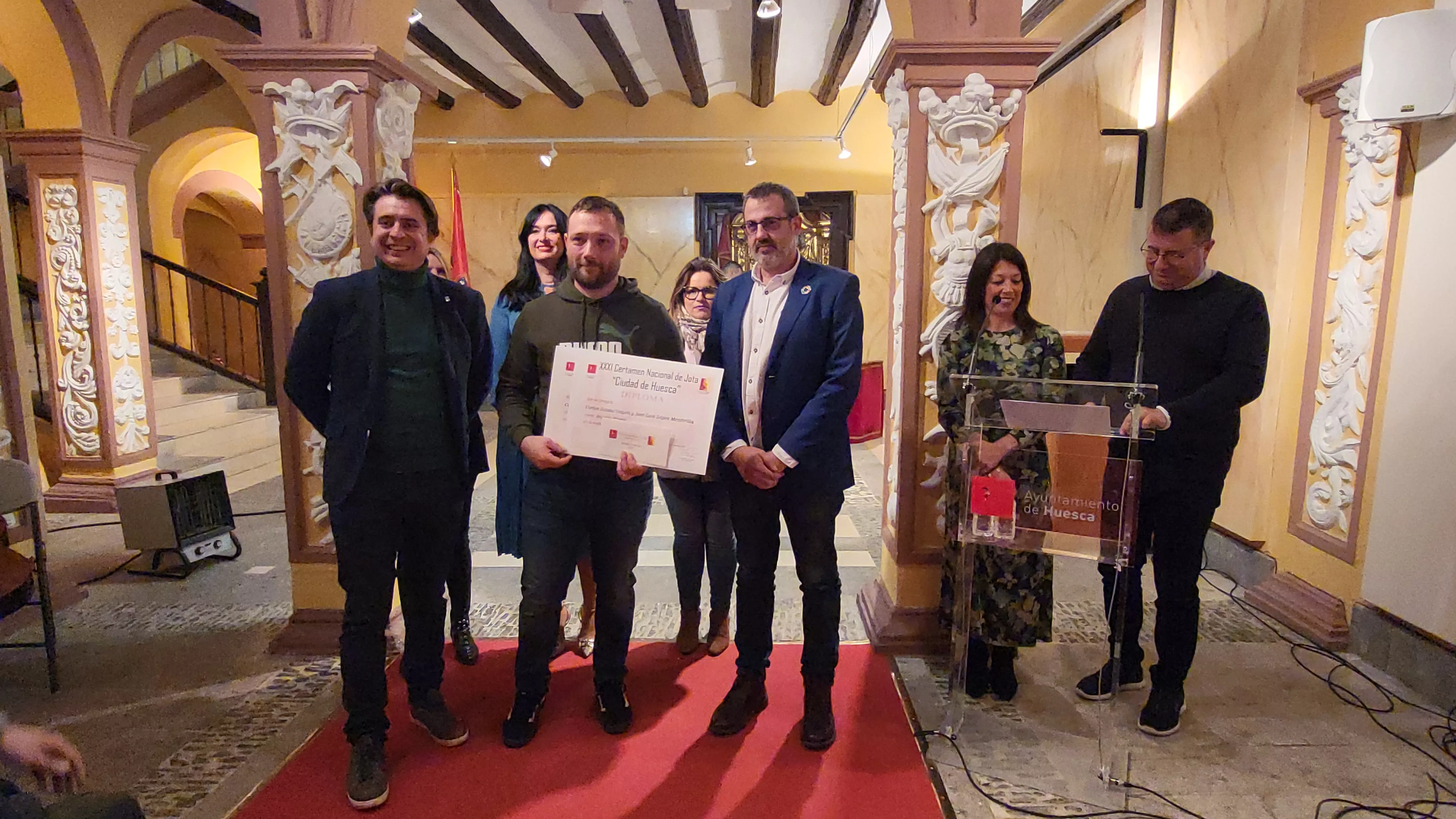Entrega del premios del XXXI Certamen Nacional de Jota Ciudad de Huesca. Foto Mercedes Manterola