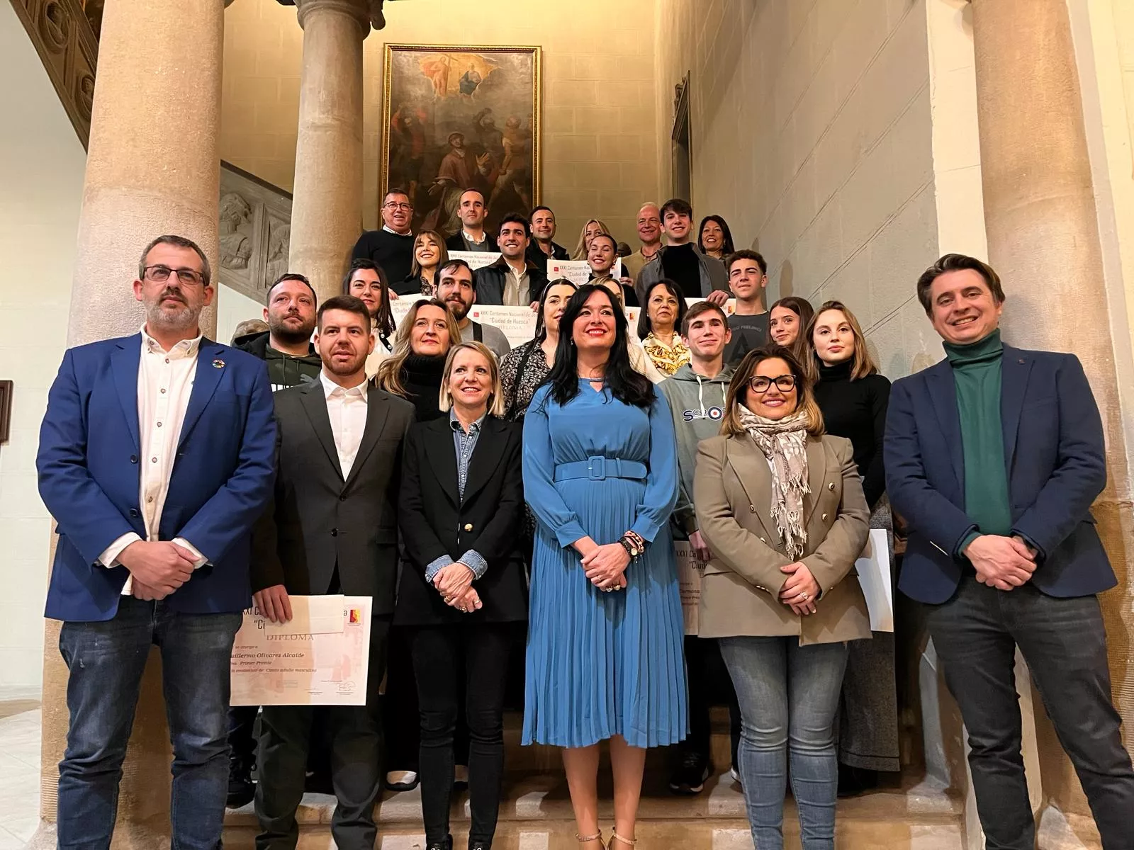 Entrega del premios del XXXI Certamen Nacional de Jota Ciudad de Huesca. Foto Mercedes Manterola