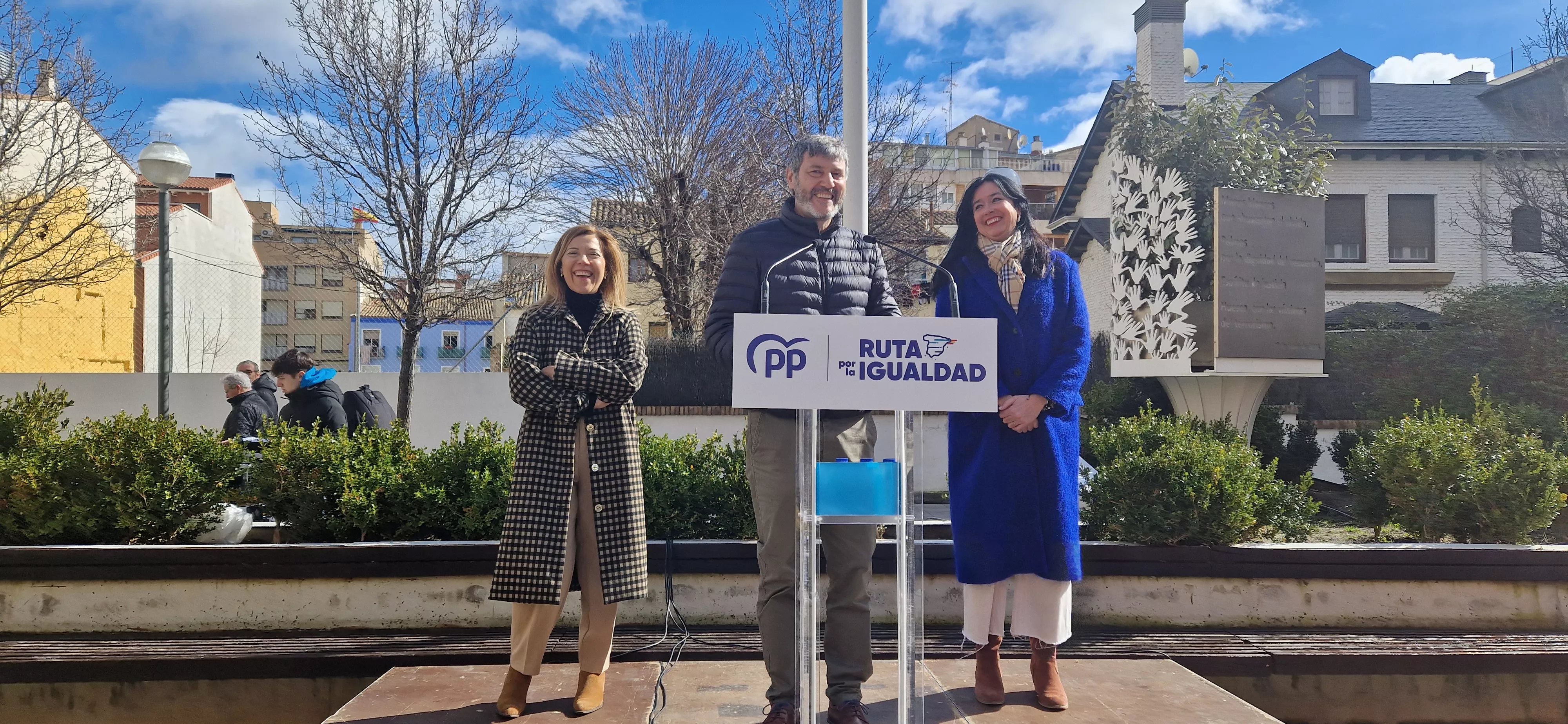  La ruta por la igualdad del PP Huesca. Foto Myriam Martínez 